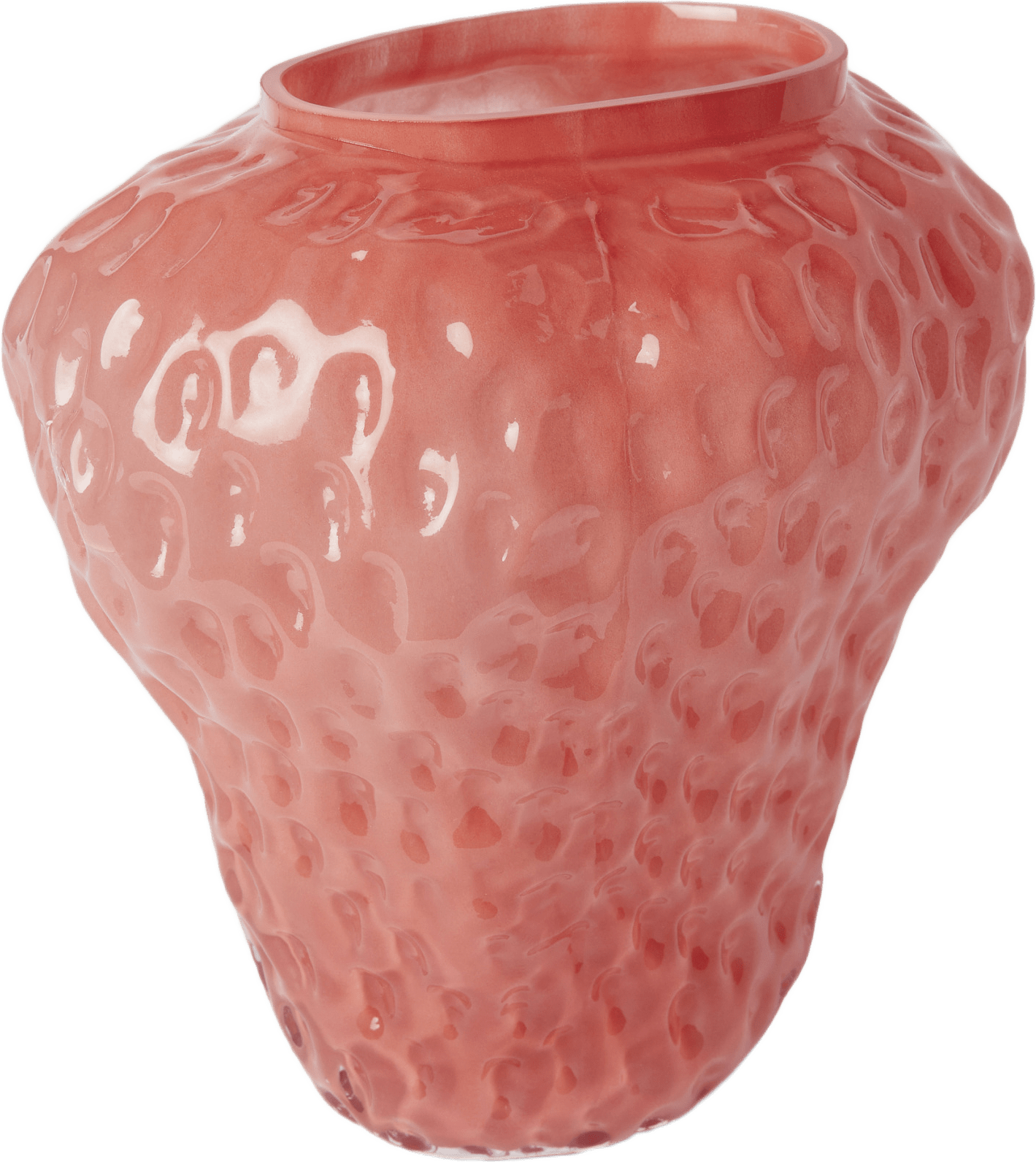 Vas STRAWBERRY 25 cm, från Åhléns Home, i färgen Red.