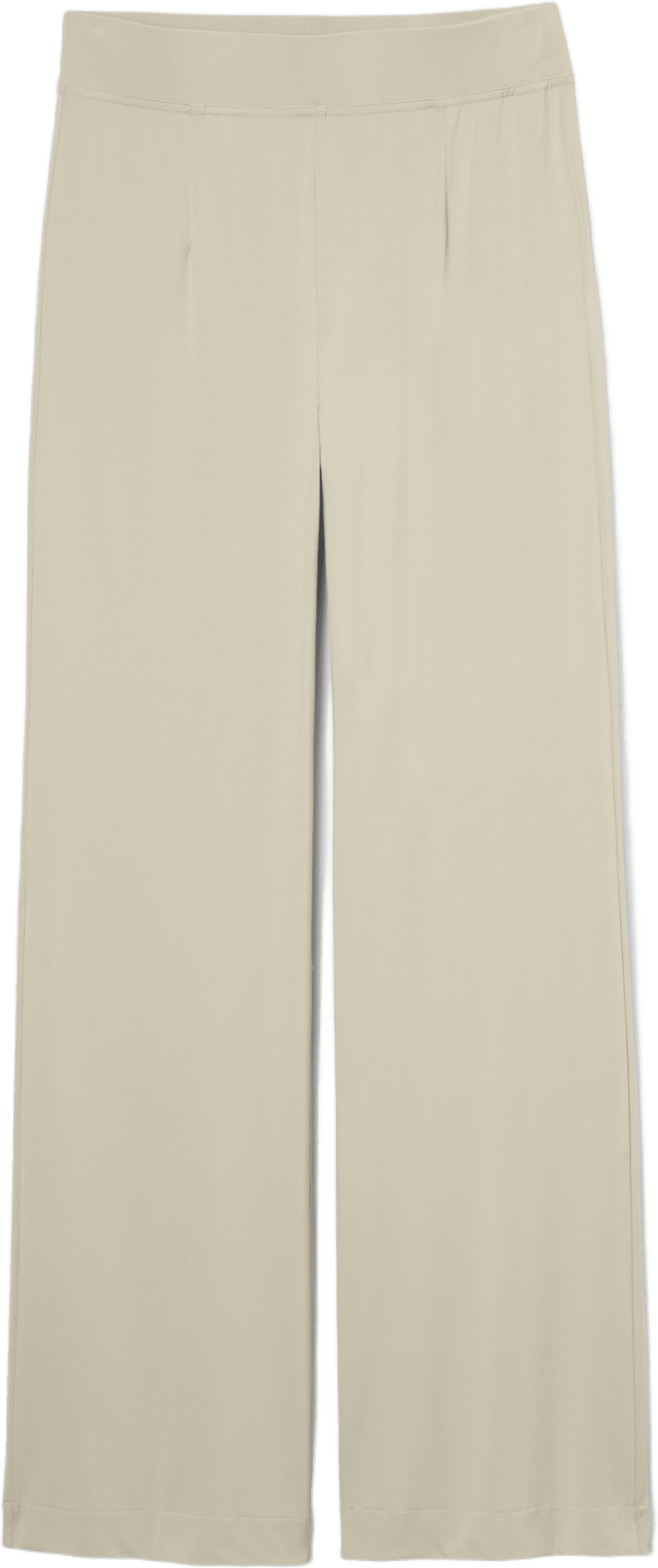 Stretchig byxa med raka ben BRITA, från Å WOMAN, i färgen Beige.