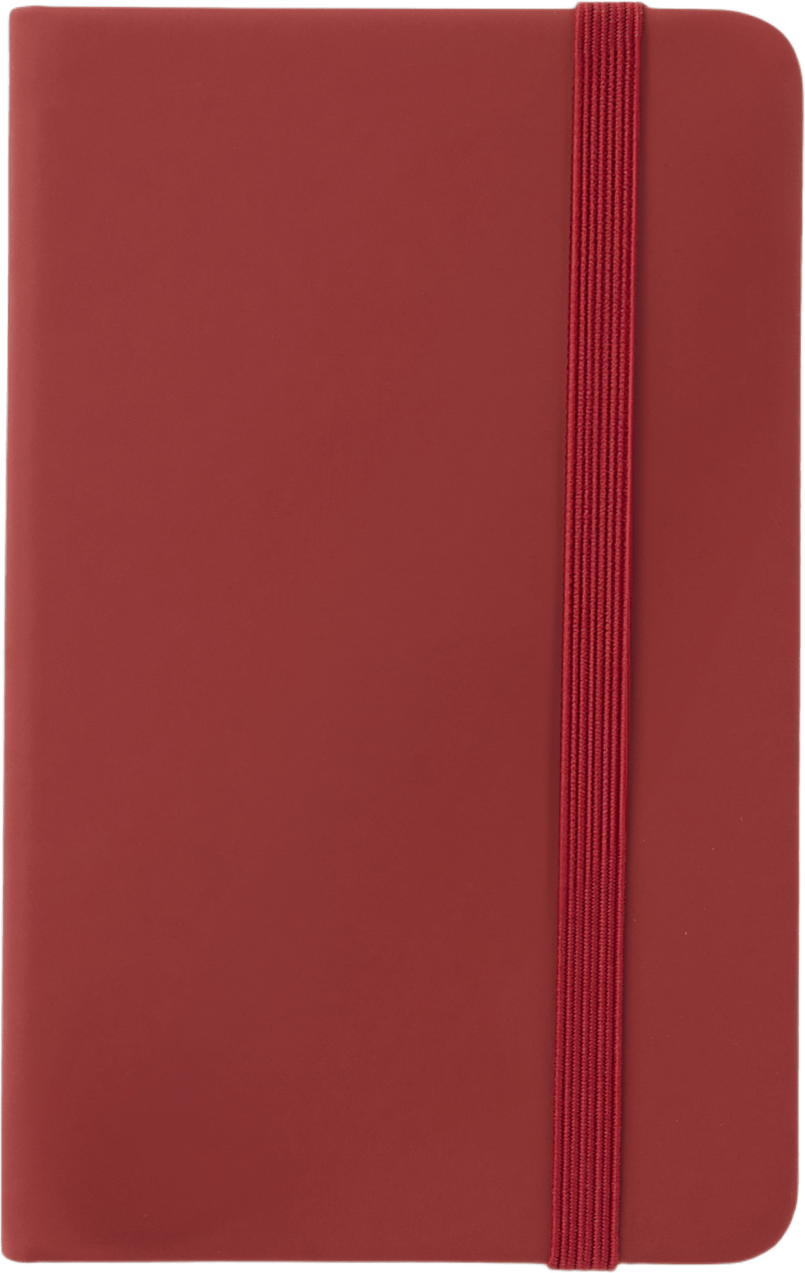 Linjerad anteckningsbok ROMEO A6, från Åhléns Home, i färgen Dark Red.