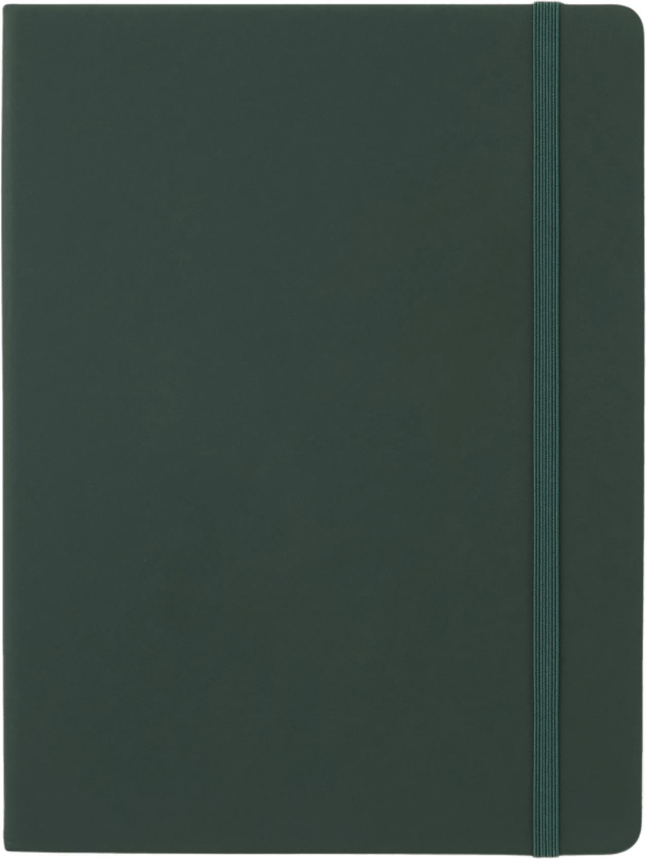 Linjerad anteckningsbok ROMEO B5, från Åhléns Home, i färgen Dark Green.