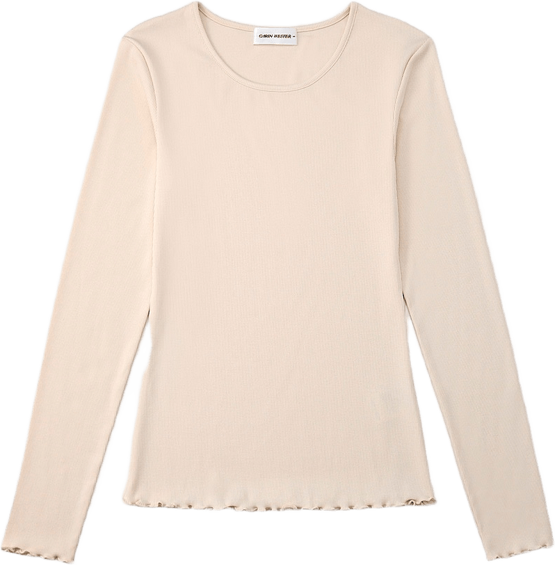 Långärmad topp ISTAR, från Carin Wester, i färgen Off White.