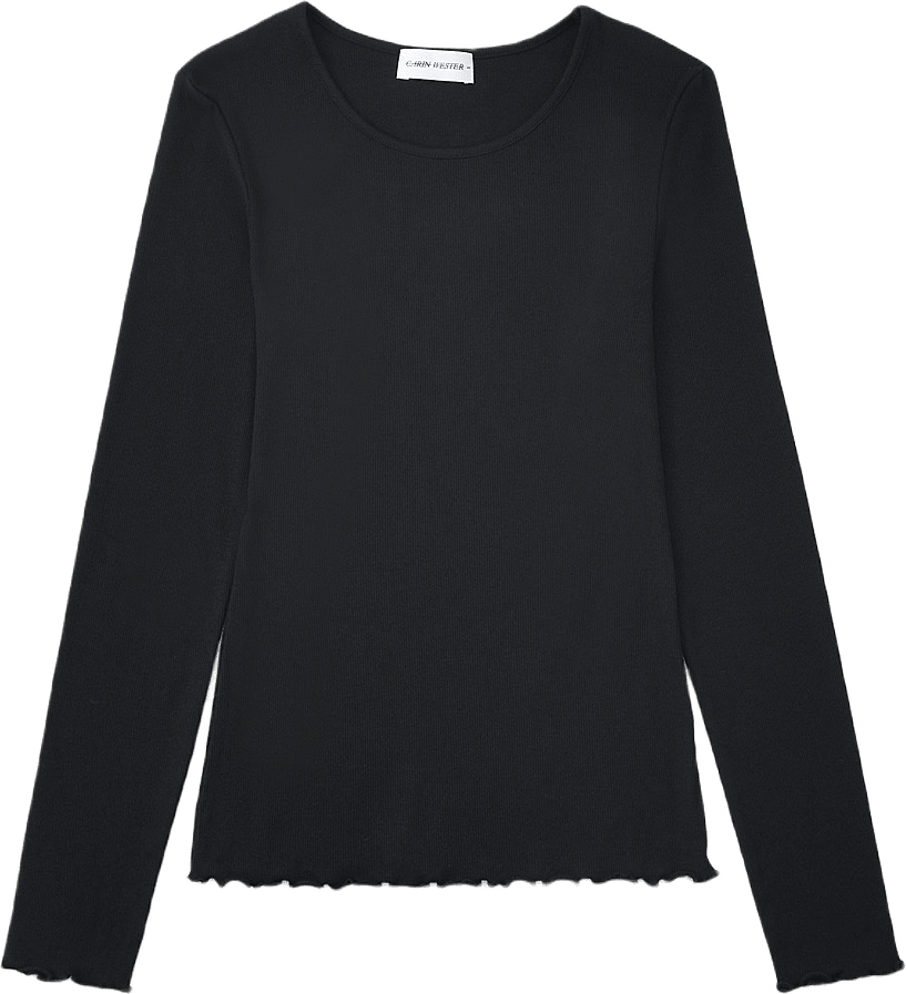 Långärmad topp ISTAR, från Carin Wester, i färgen Black.
