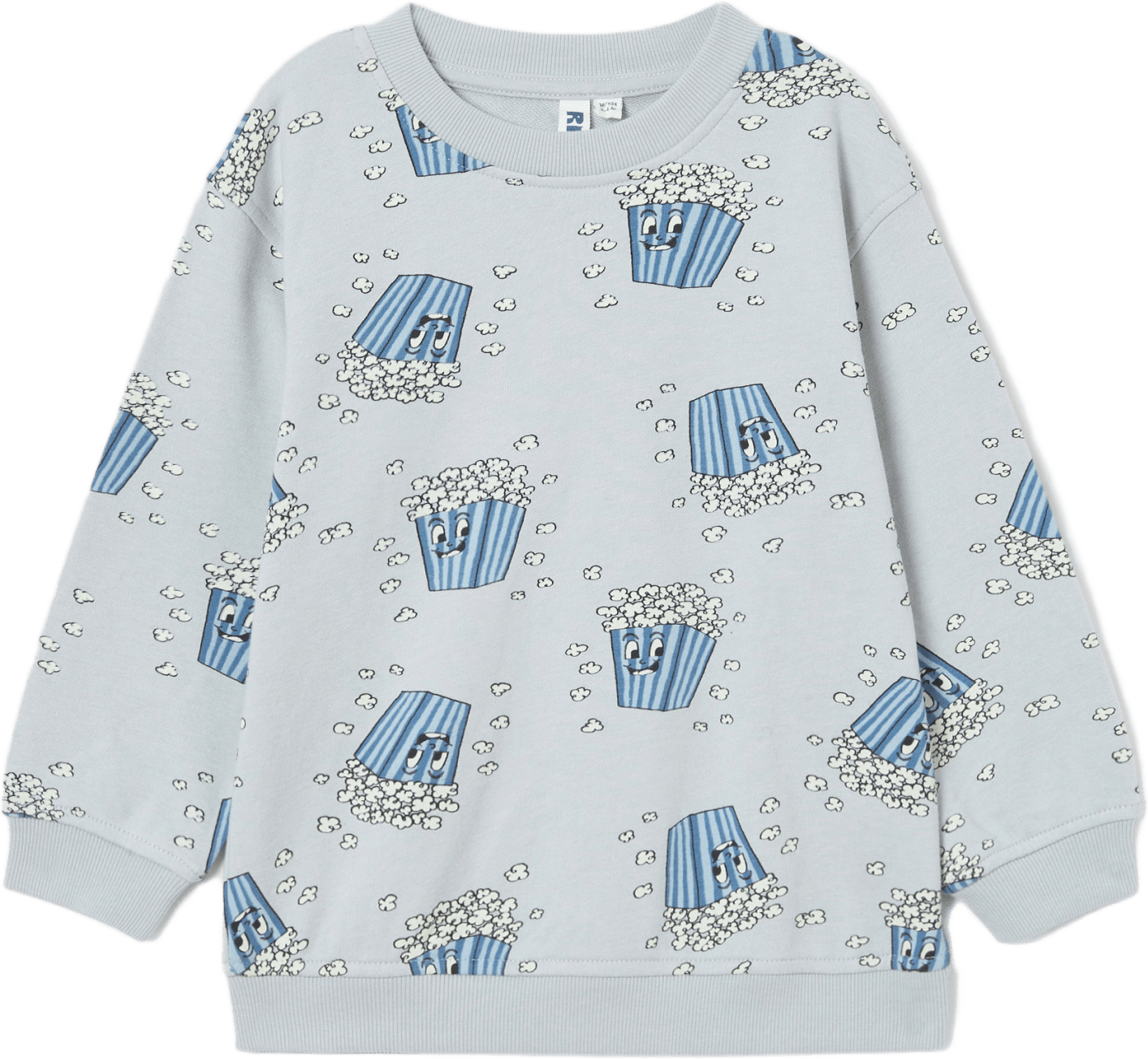 Collegetröja med tryck MILES