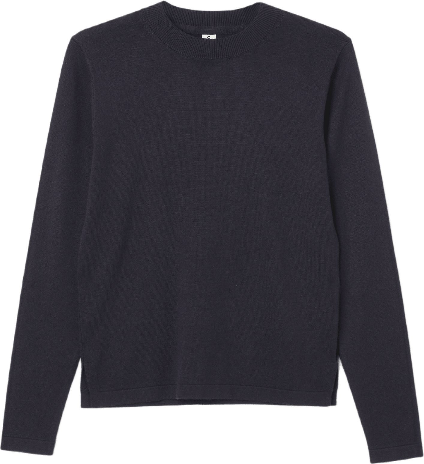 Stickad tröja ASTRID, från Å WOMAN, i färgen Navy.