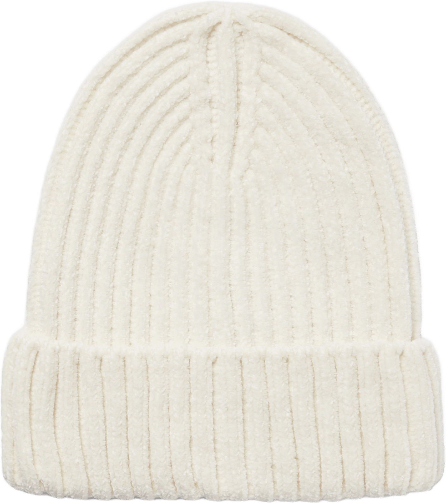 Ribbstickad mössa LILLY, från Å WOMAN, i färgen Off White.