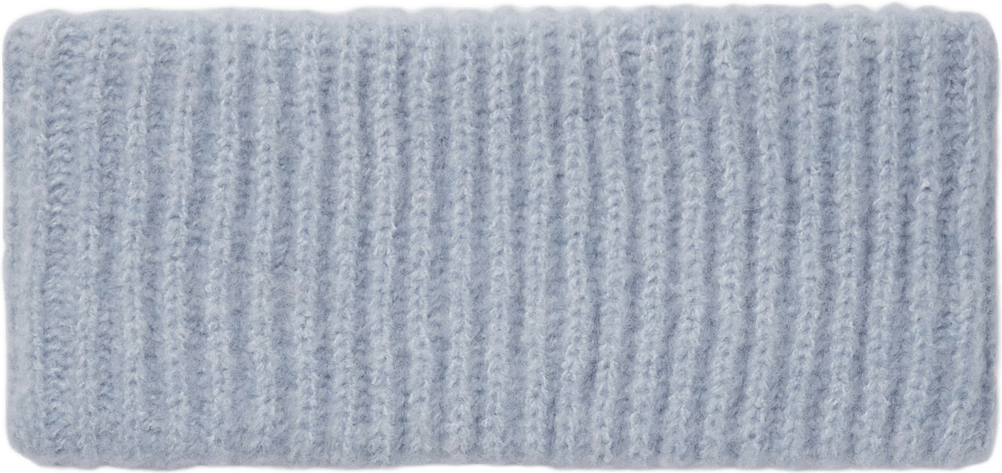 Ribbstickat pannband FIONA, från Å WOMAN, i färgen Lt Blue.