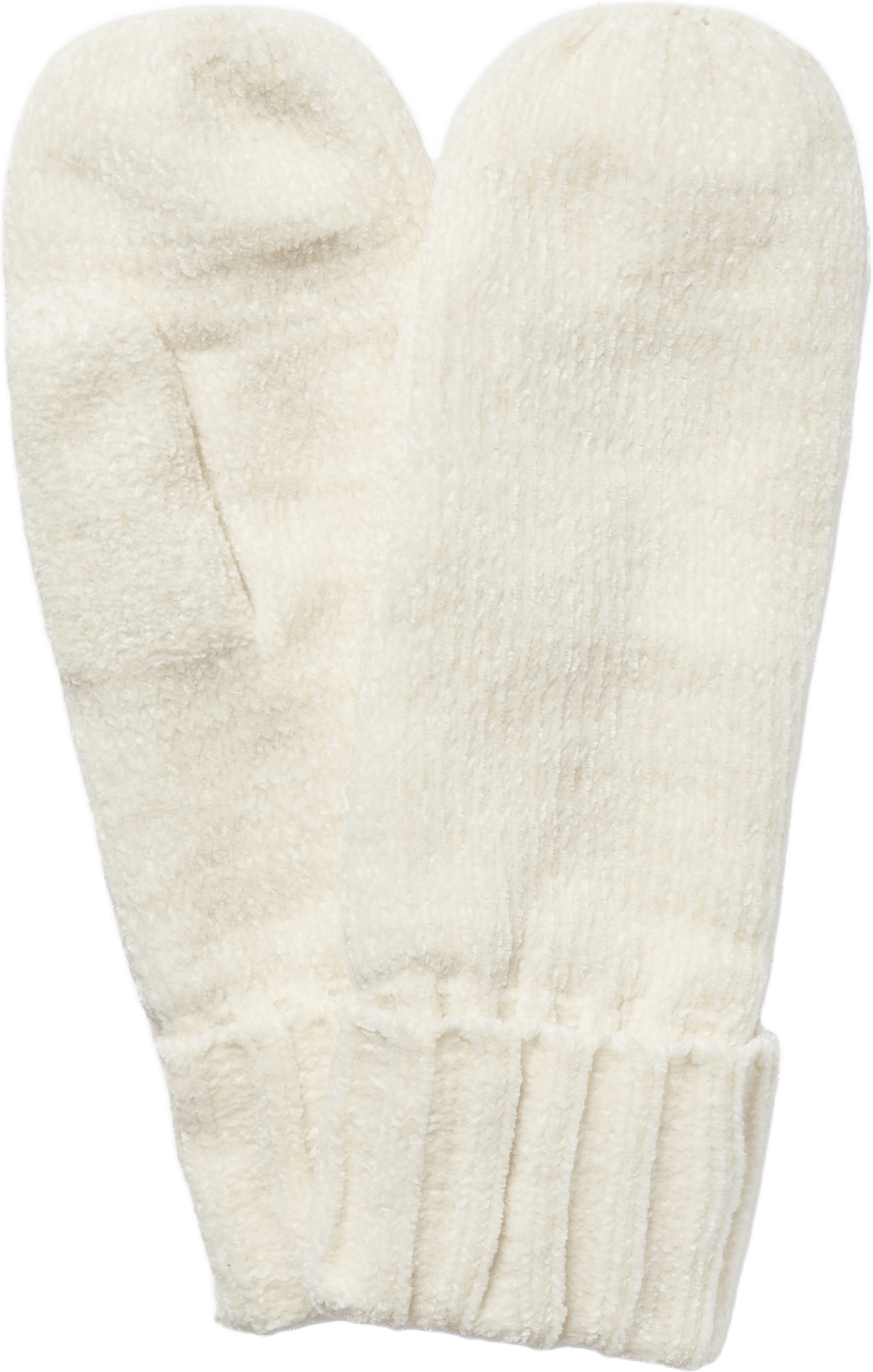 Stickade tumvantar LILLY, från Å WOMAN, i färgen Off White.