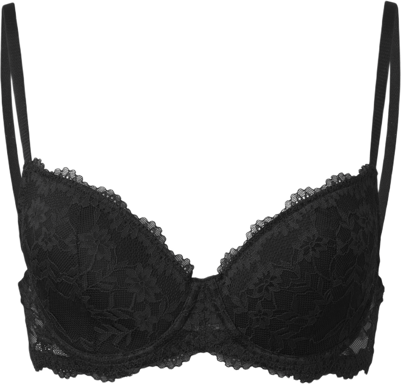 T-shirt-BH med spets ANNIE, från Å WOMAN, i färgen Black.