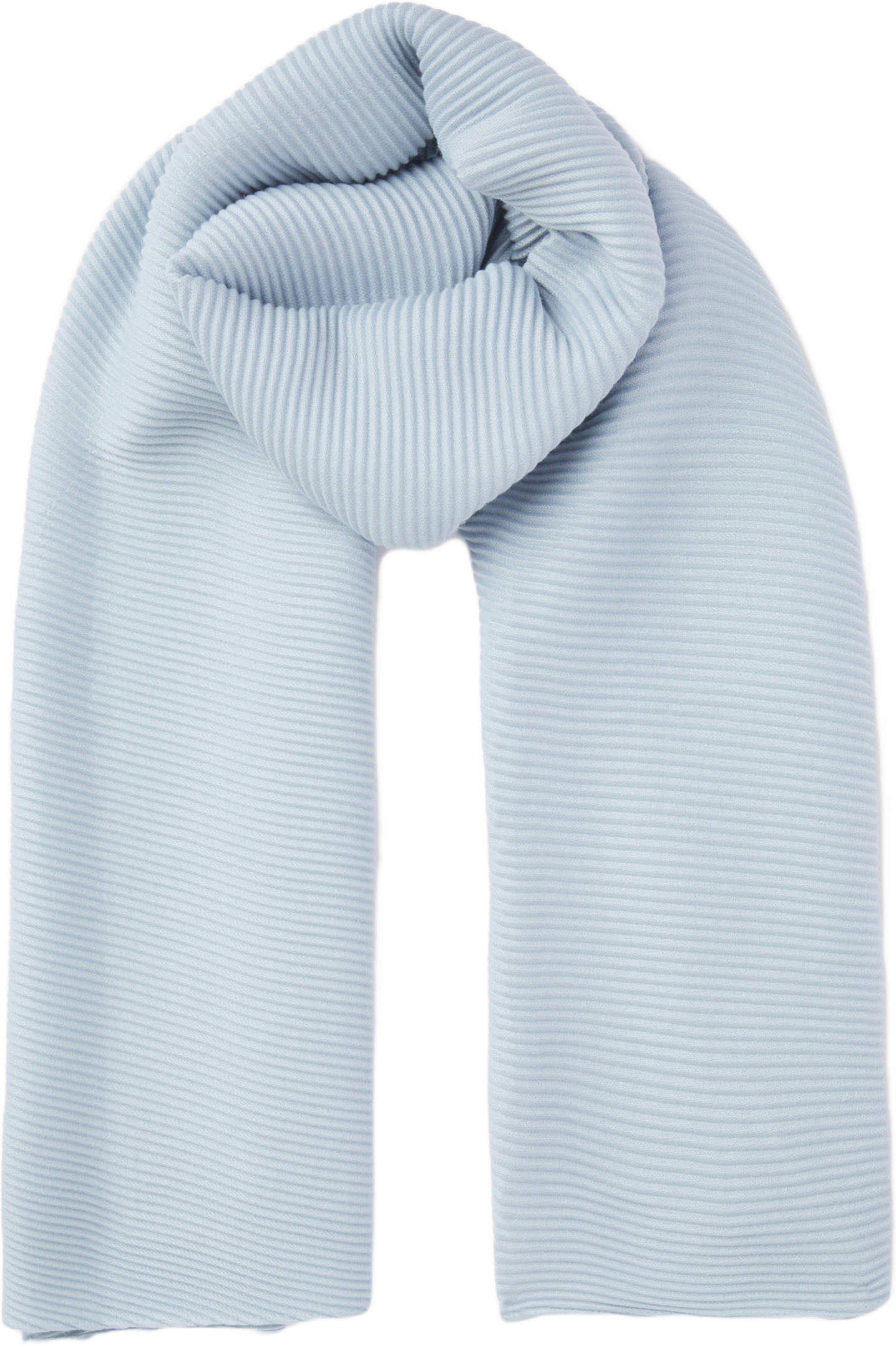 Plisserad scarf CARA, från Wera, i färgen Blue.