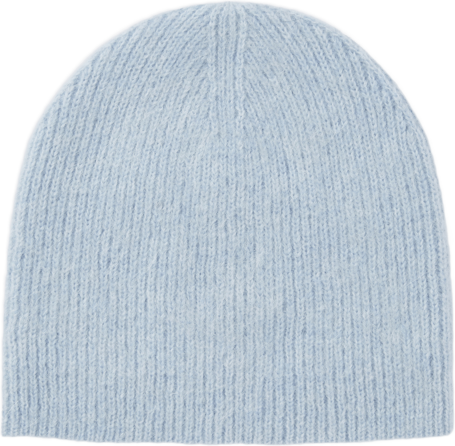 Mössa i ull- och mohairmix BARBRO, från Wera, i färgen Light Blue.
