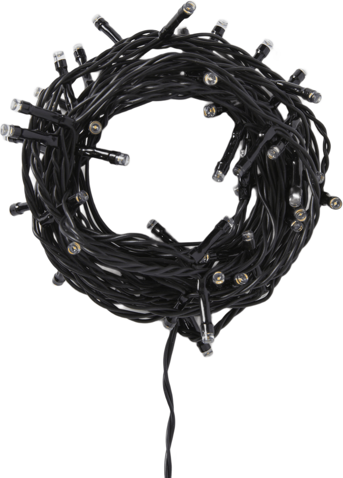 Ljusslinga för utomhusbruk SIGGE 50 lampor 5 m, från Åhléns Home, i färgen Black.