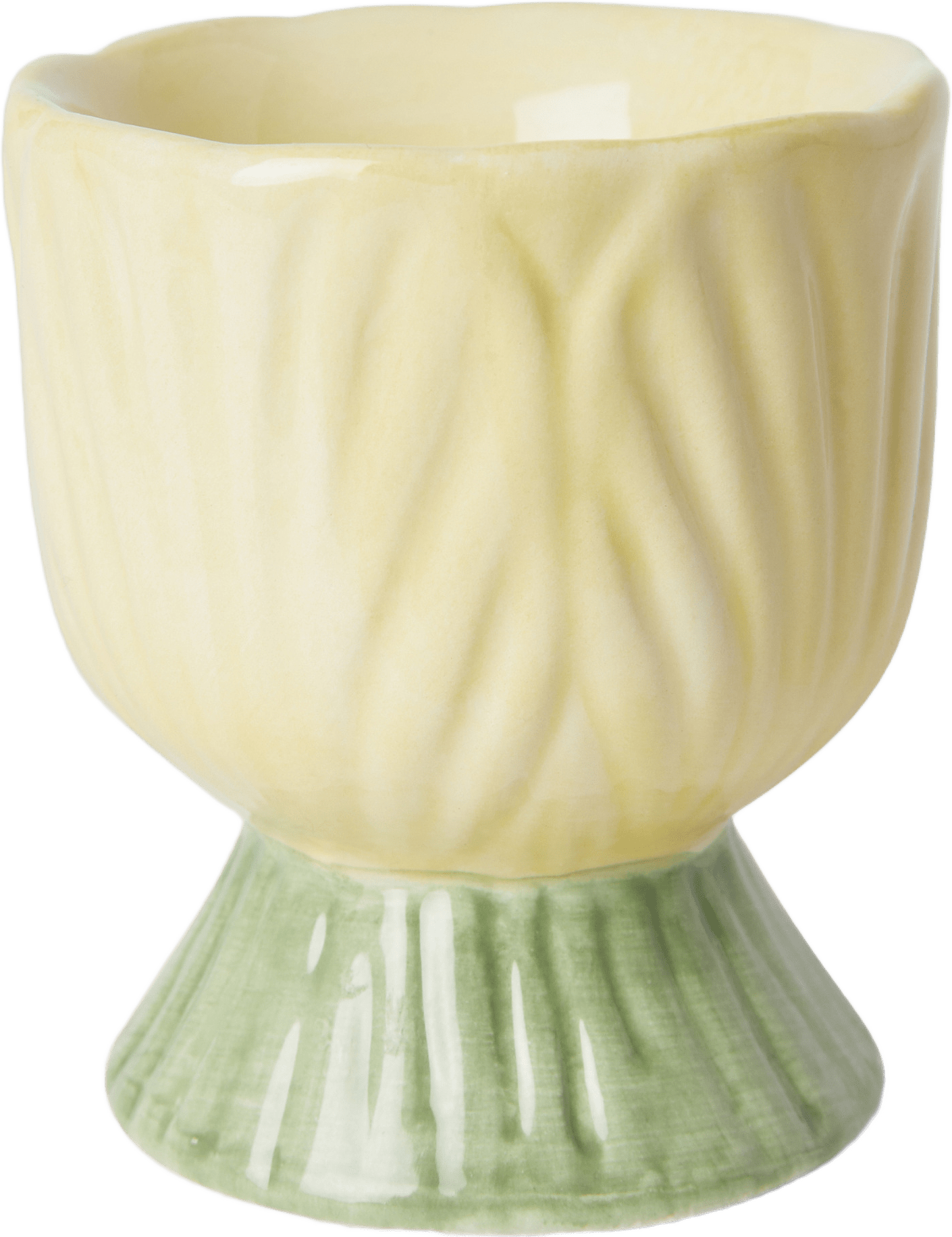 Äggkopp VALLMO, från Åhléns Home, i färgen Yellow.