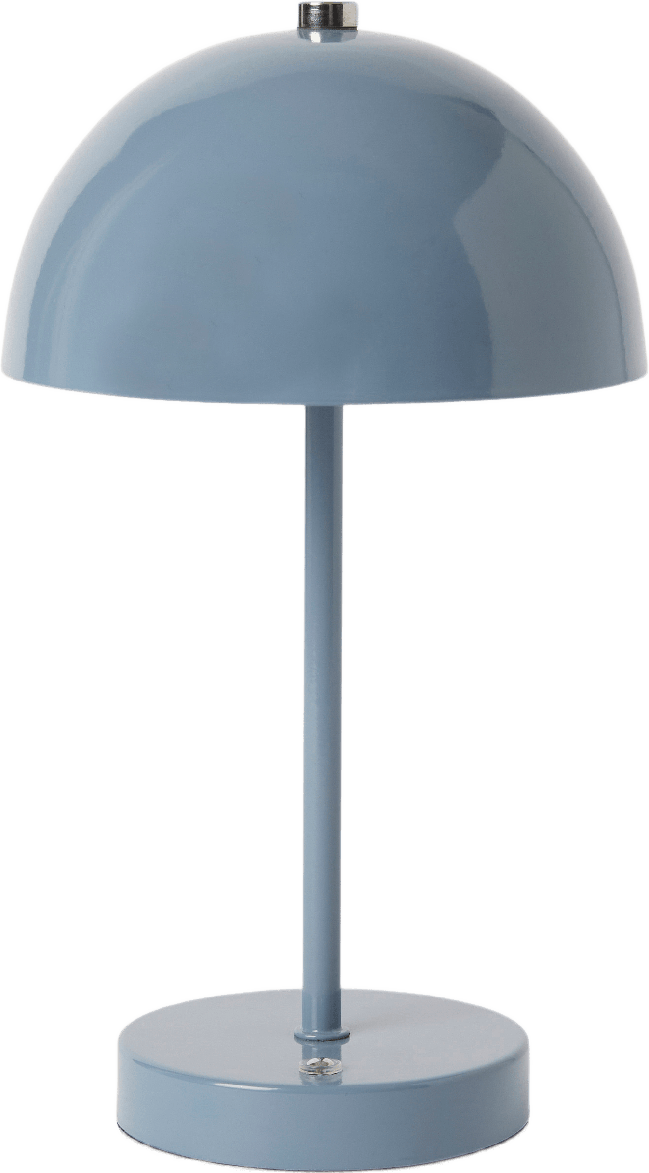 Uppladdningsbar dimbar bordslampa LOVA, från Åhléns Home, i färgen Blue.