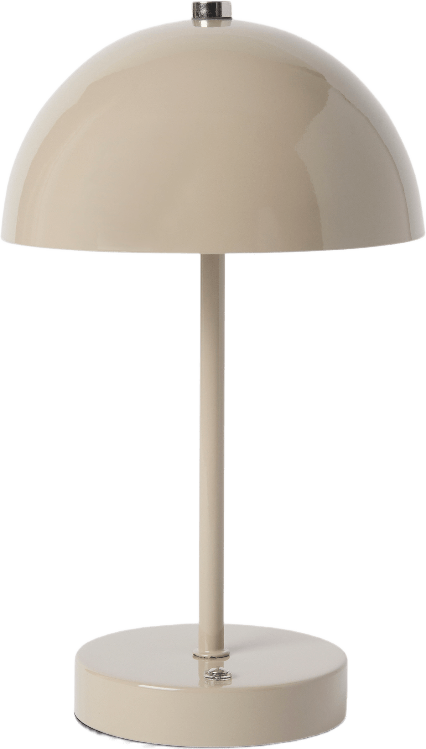 Uppladdningsbar dimbar bordslampa LOVA, från Åhléns Home, i färgen Beige.