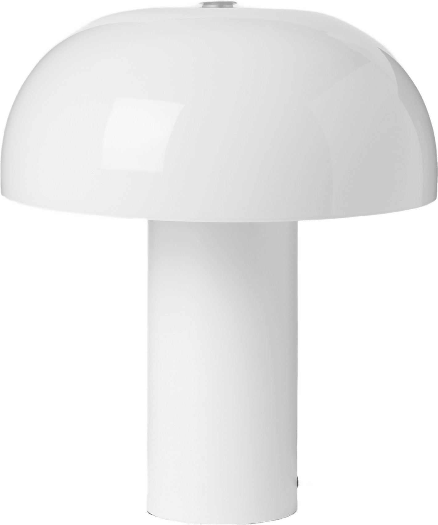 Bordslampa i glas 42 cm, från MANO ATELIER, i färgen White.