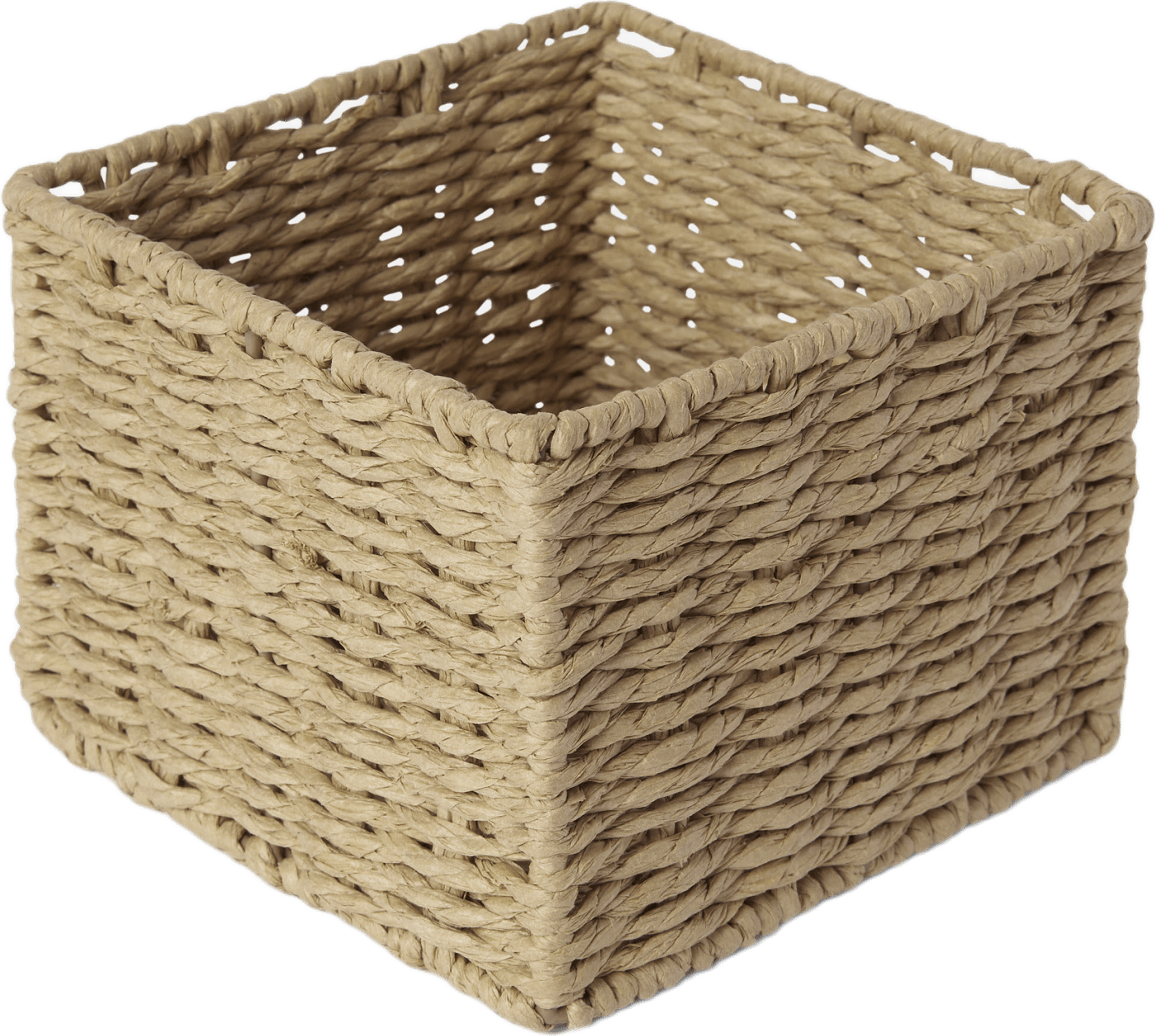 Förvaringskorg 15x15 cm, från Åhléns Home, i färgen Natural.