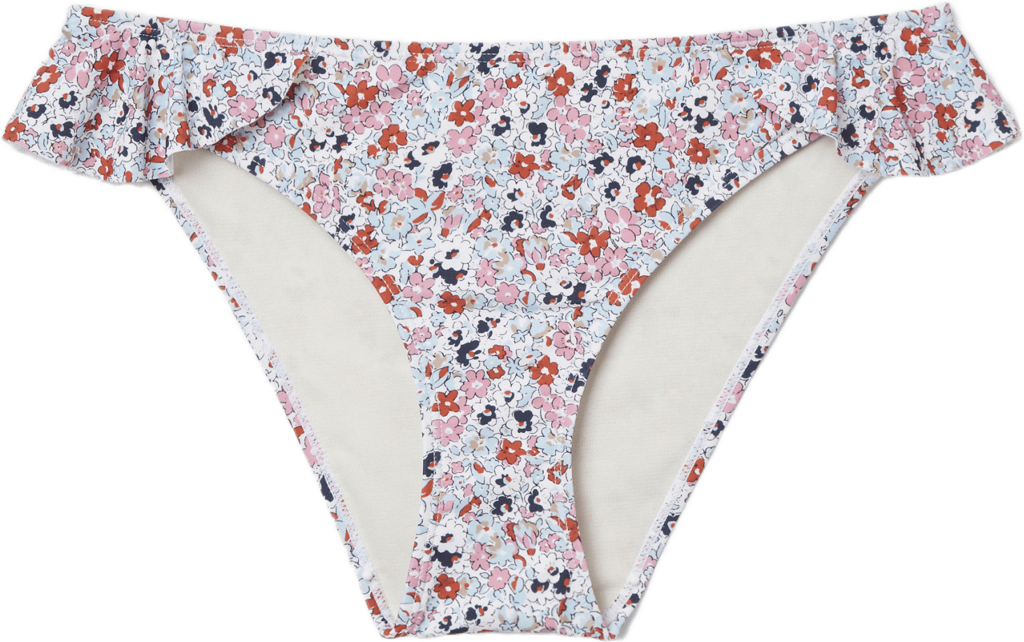 Bikinitrosa med volang MATHILDA, från Å WOMAN, i färgen Flower.