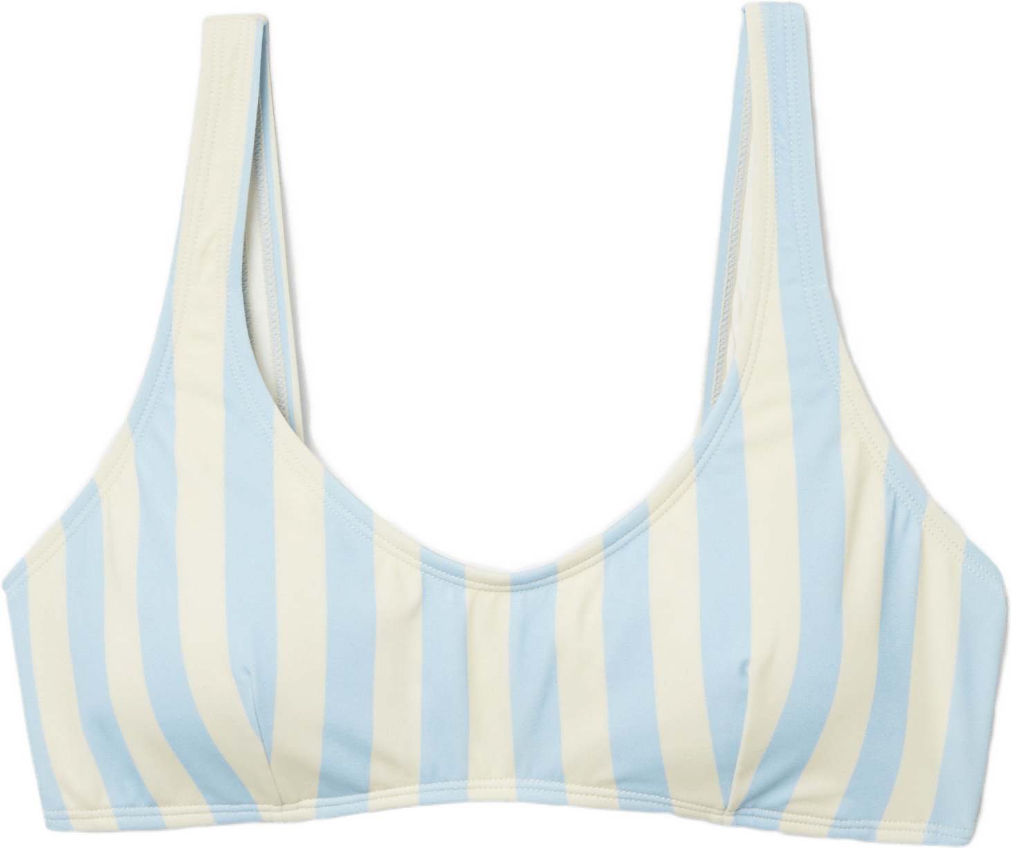 Bikinitopp VICKE, från Å WOMAN, i färgen Blue Stripe.