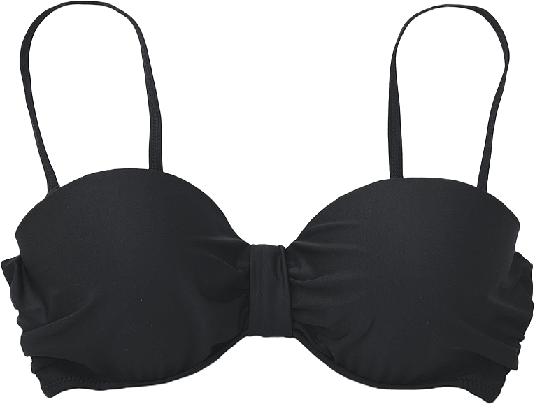 Vadderad bikinitopp MARTINA, från Å WOMAN, i färgen Black.