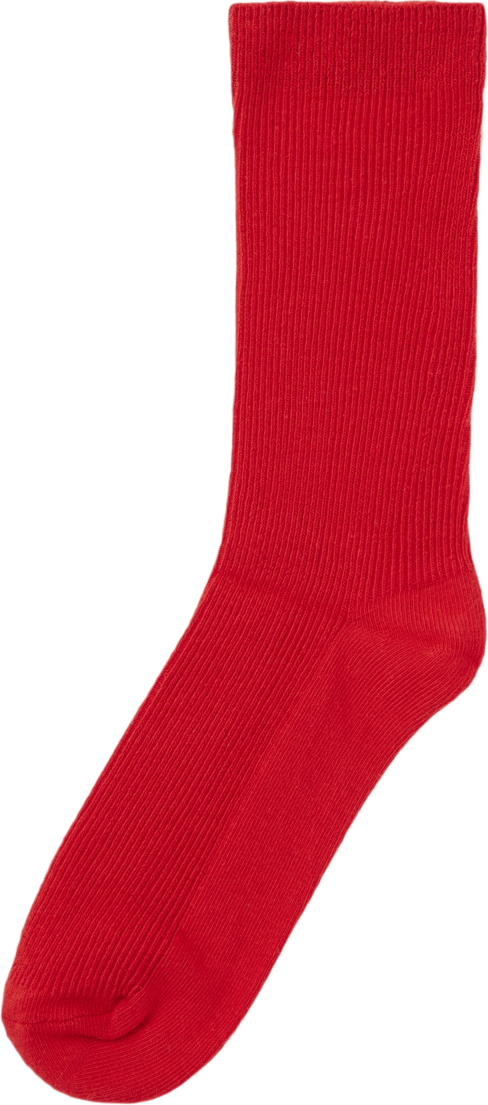 Tunna ribbade strumpor, från Å WOMAN, i färgen Red.