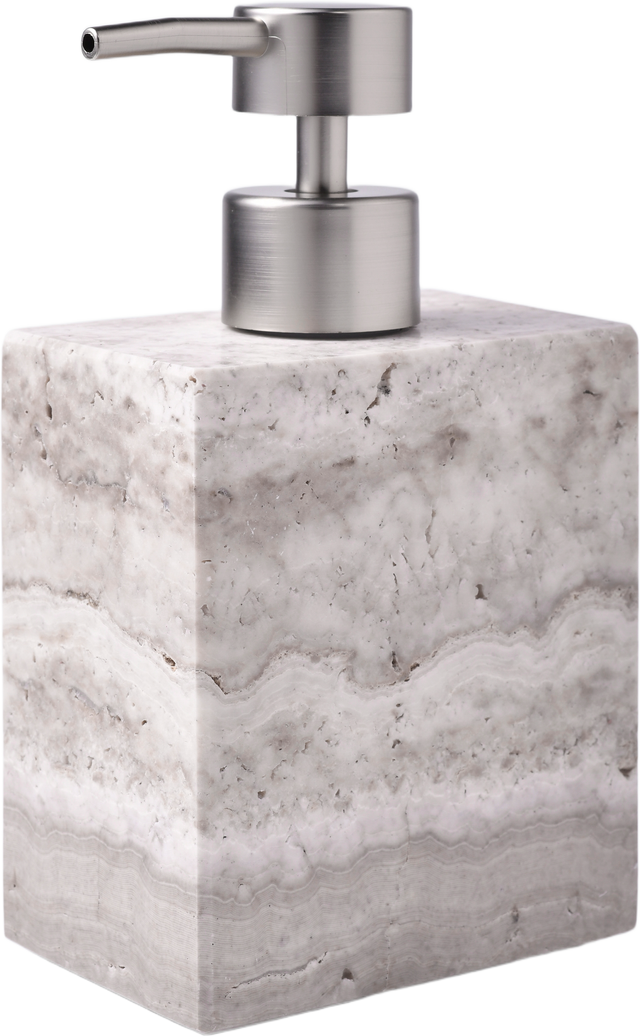 Tvålpump TRAVERTINE, från Åhléns Home, i färgen Beige.