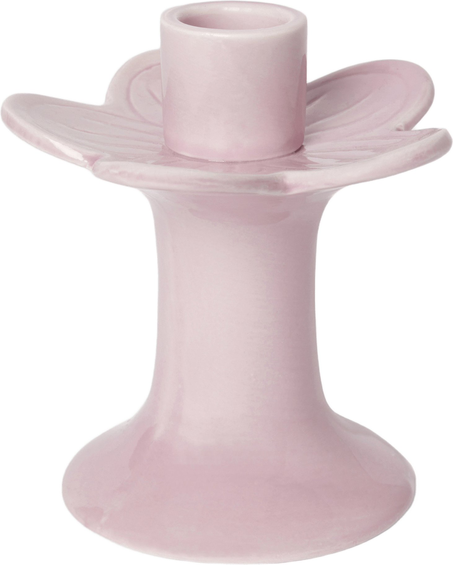 Ljusstake VALLMO 12 cm, från Åhléns Home, i färgen Pink.