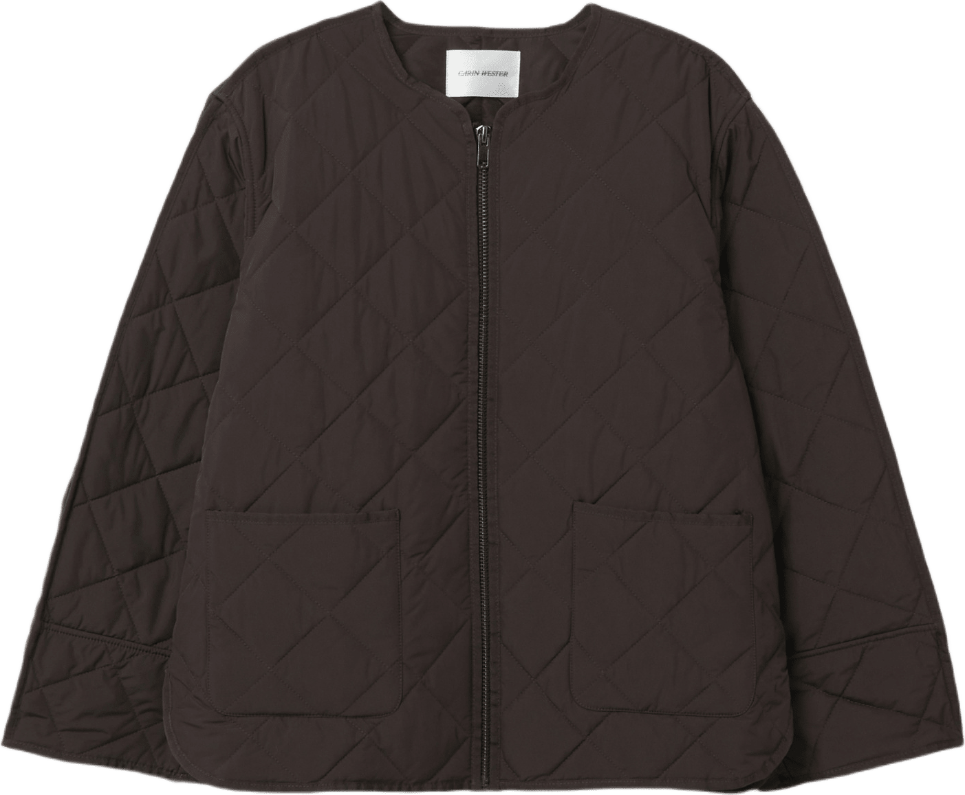 Quiltad jacka REGINE, från Carin Wester, i färgen Brown.