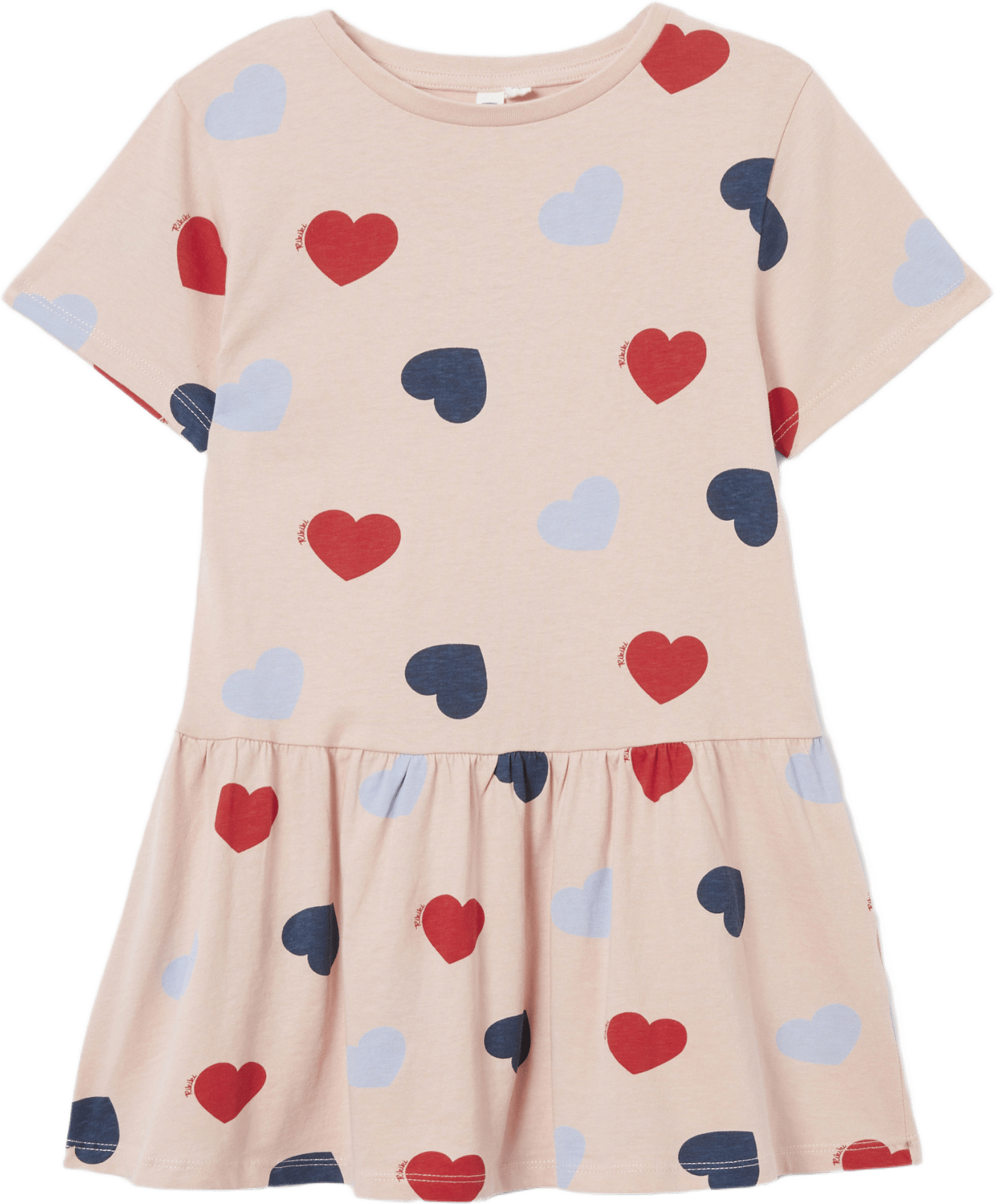 Klänning LEAH, från RIKIKI, i färgen Hearts.