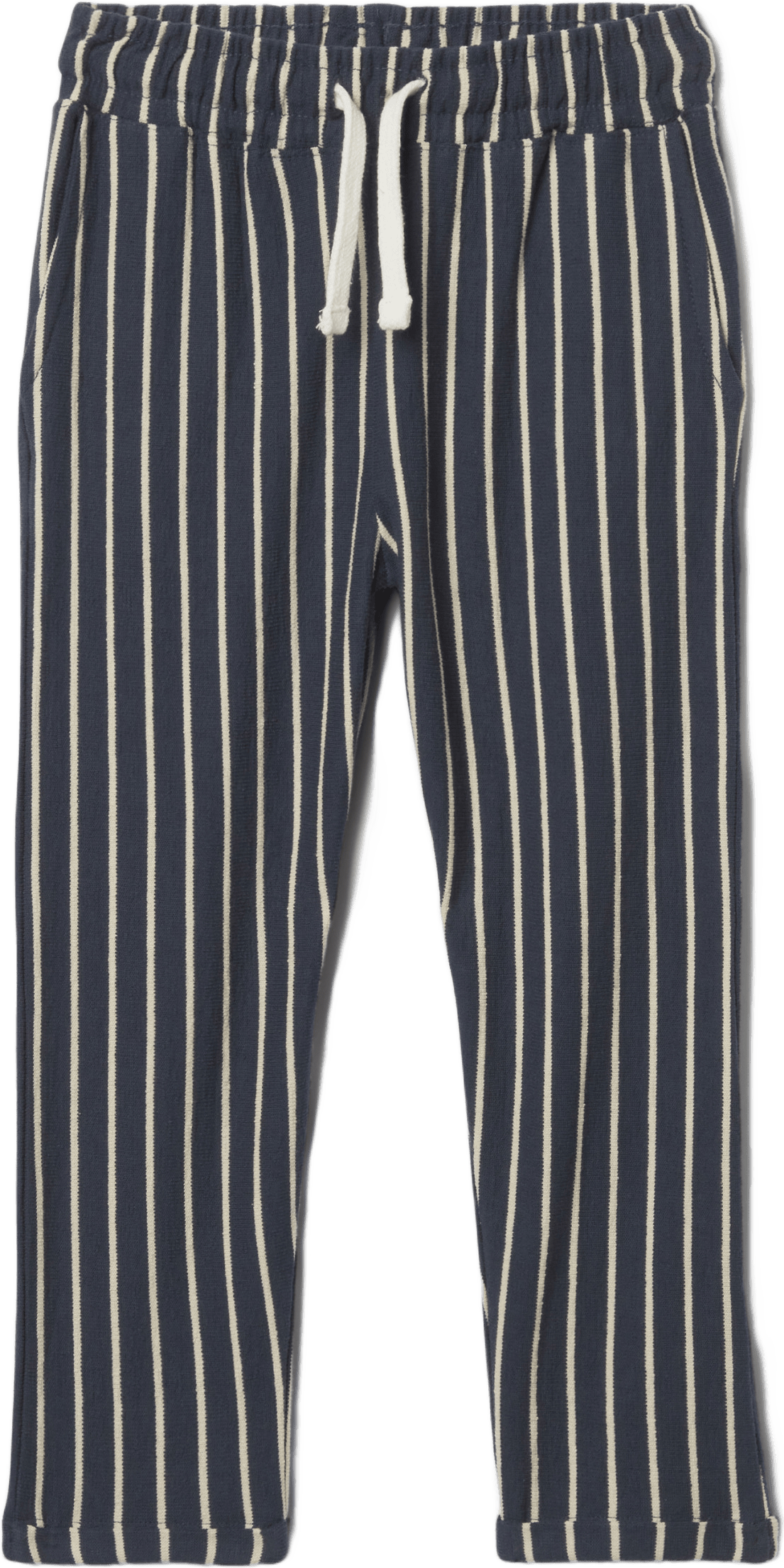 Byxor ETIENNE, från RIKIKI, i färgen Navy Stripe.