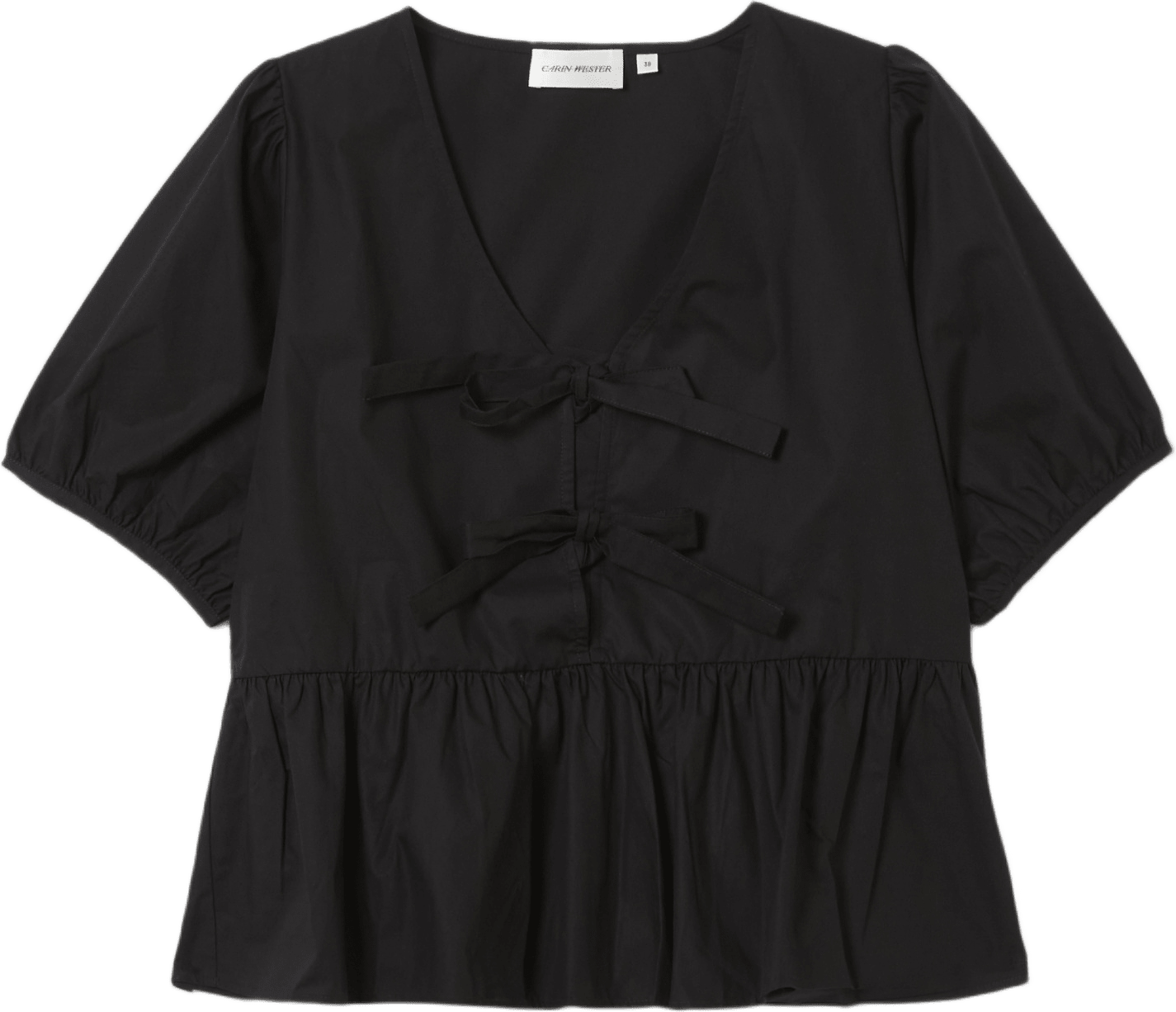 Peplumblus MIA, från Carin Wester, i färgen Black.