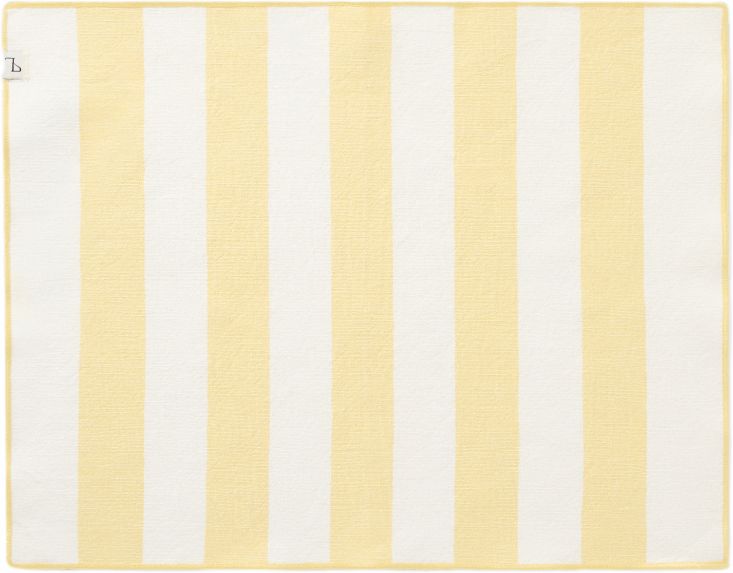 Bordstablett i linnemix BLOCK, från PORTOLINO LIVING, i färgen Yellow.