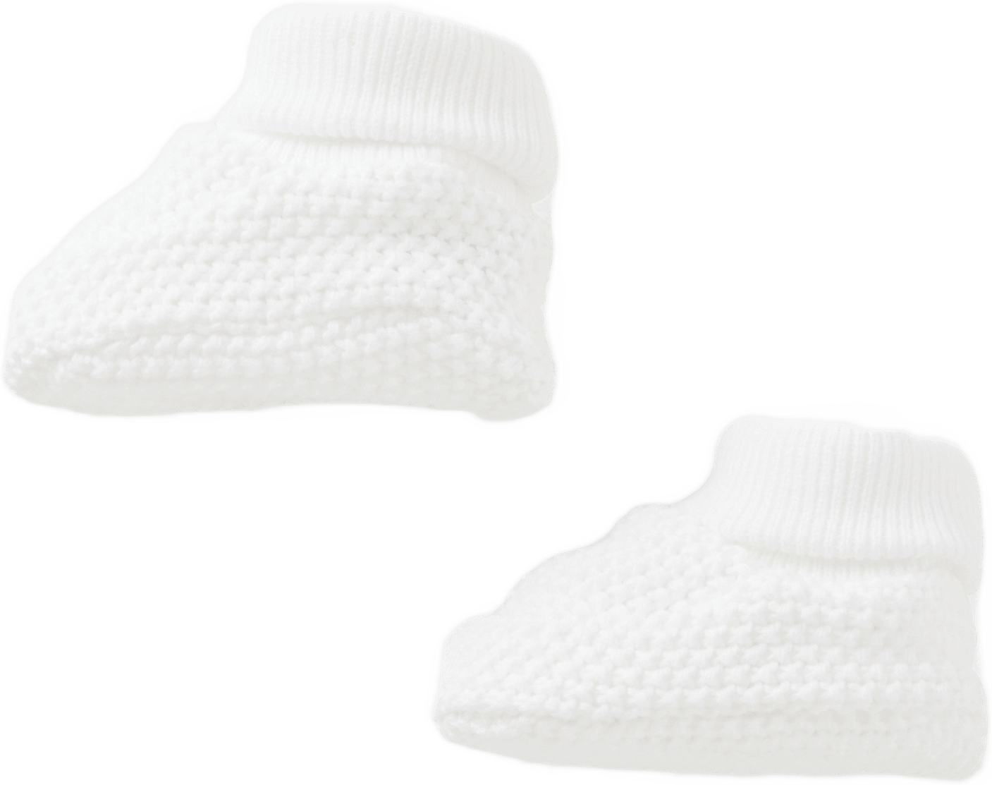 Stickade tossor SWAN, från RIKIKI, i färgen Whiite.