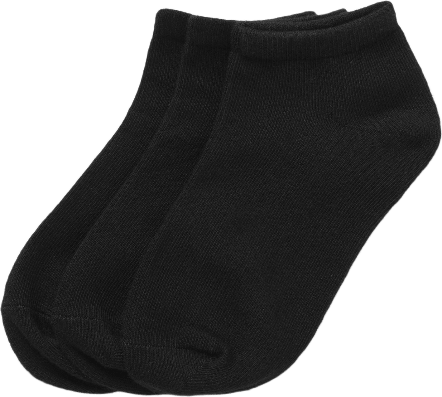 Ankelsockor, 3-pack, från Å KIDS, i färgen Black.
