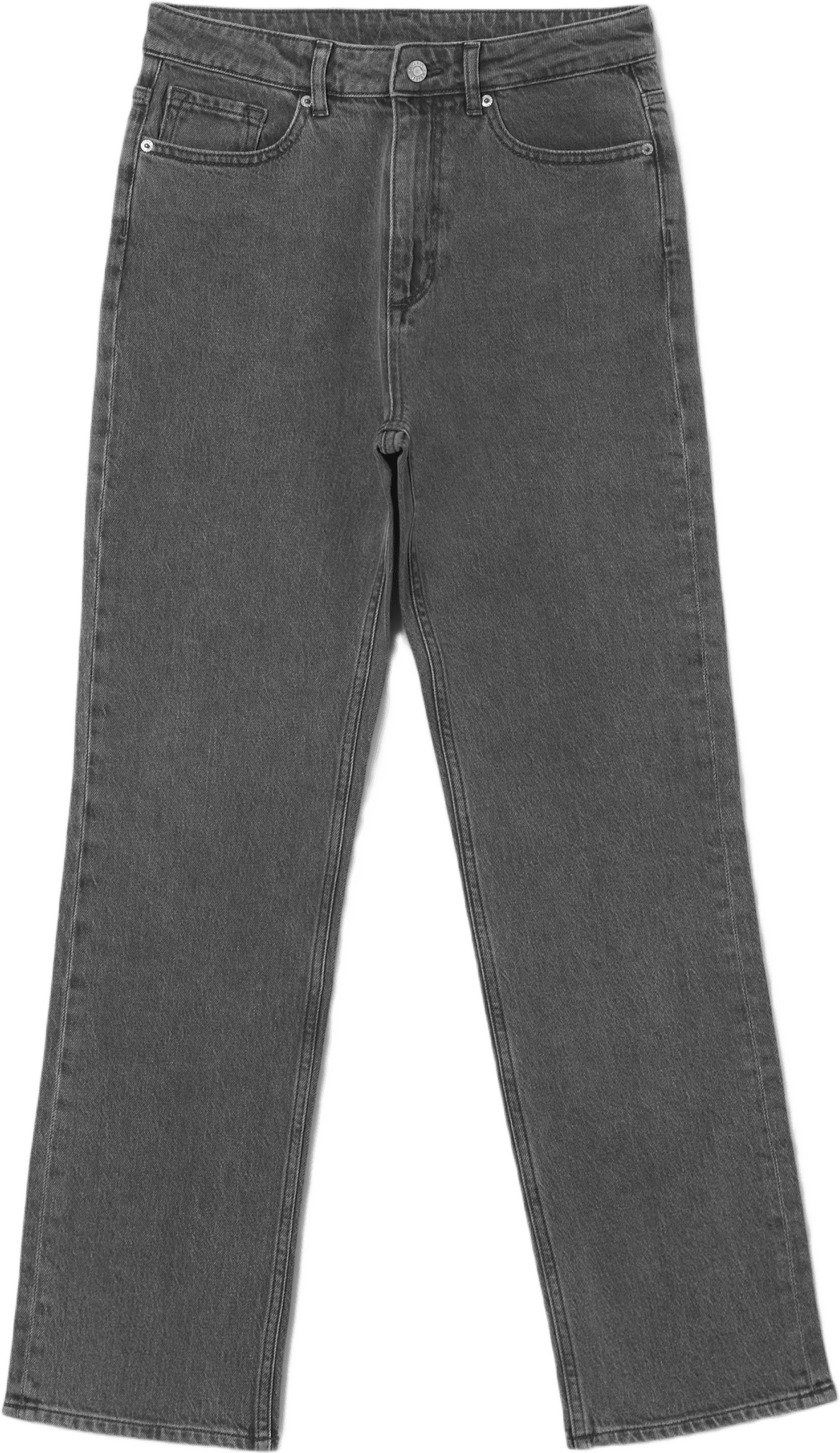 Slimfit-jeans med hög midja LINDA, från Carin Wester, i färgen Grey Wash.