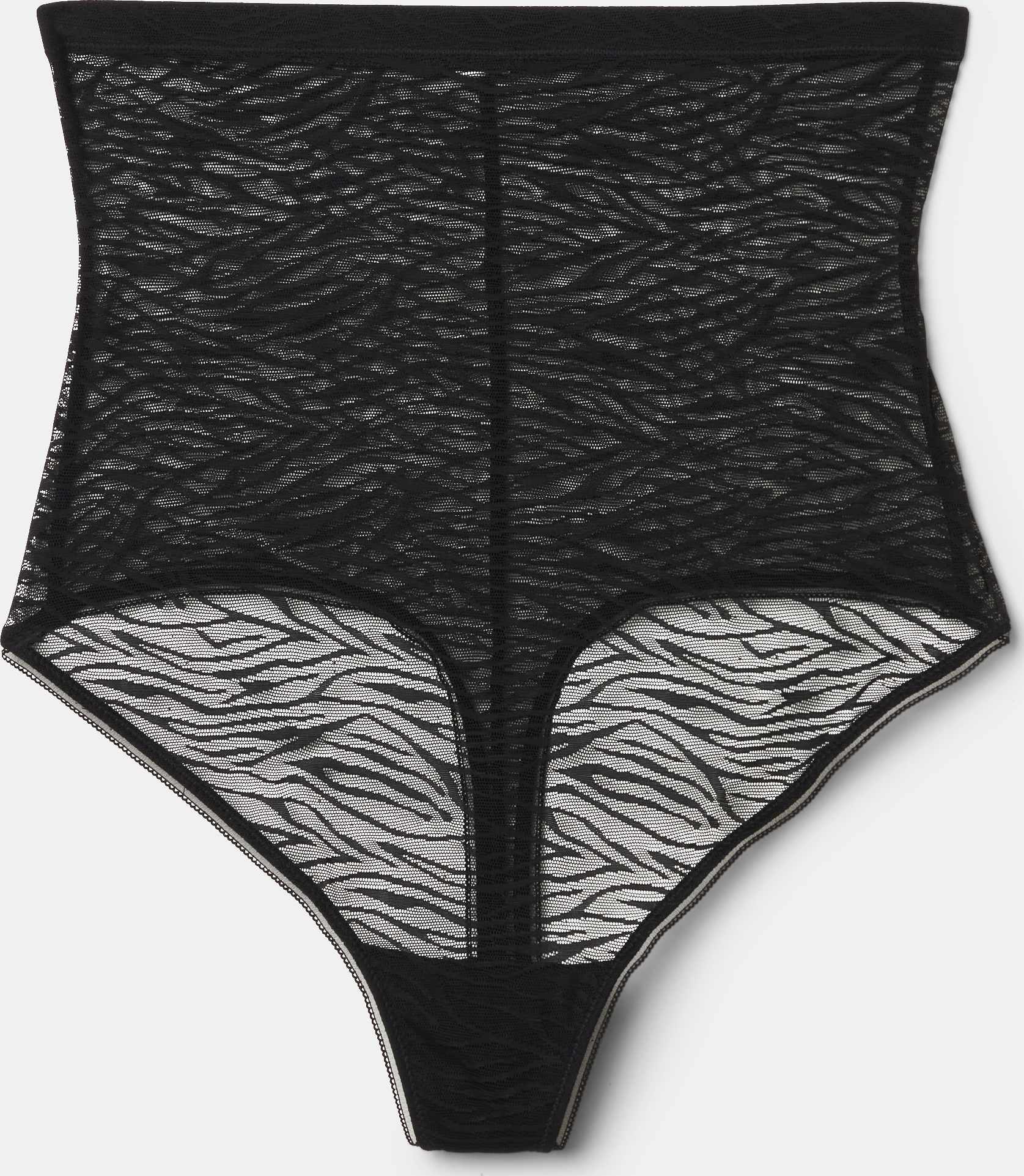 Stringtrosa med hög midja CORA, från Avelie Lingerie, i färgen Black.