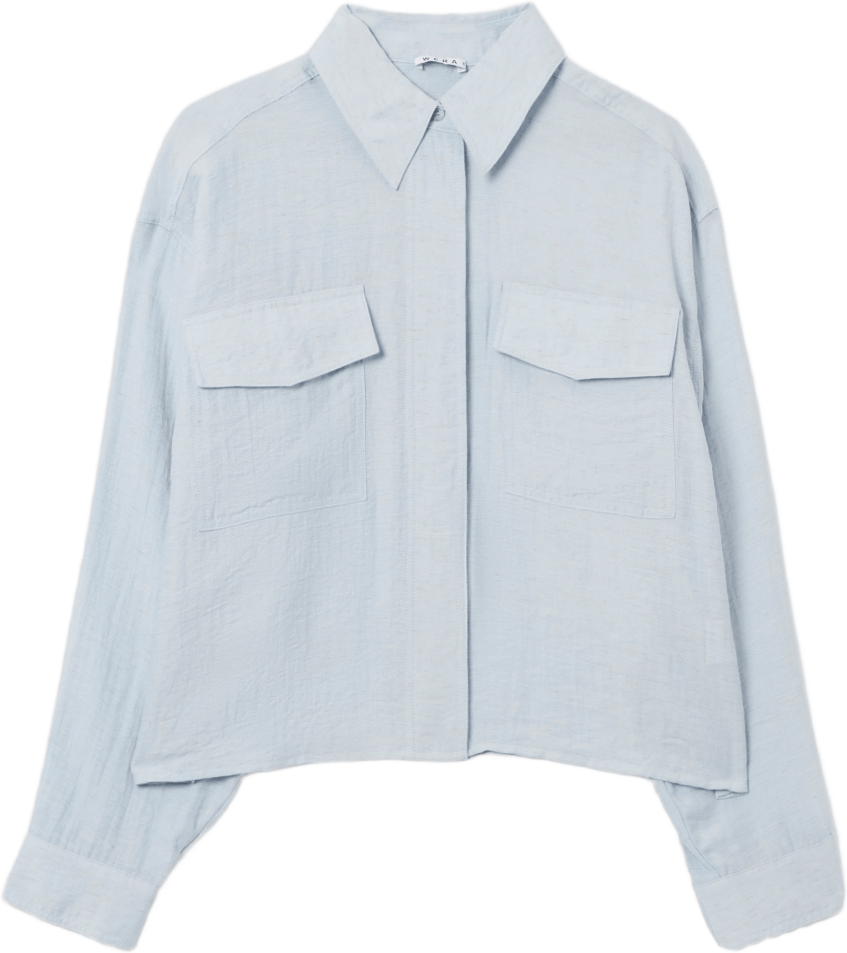 Skjortblus BRITNEY, från Wera, i färgen Blue.