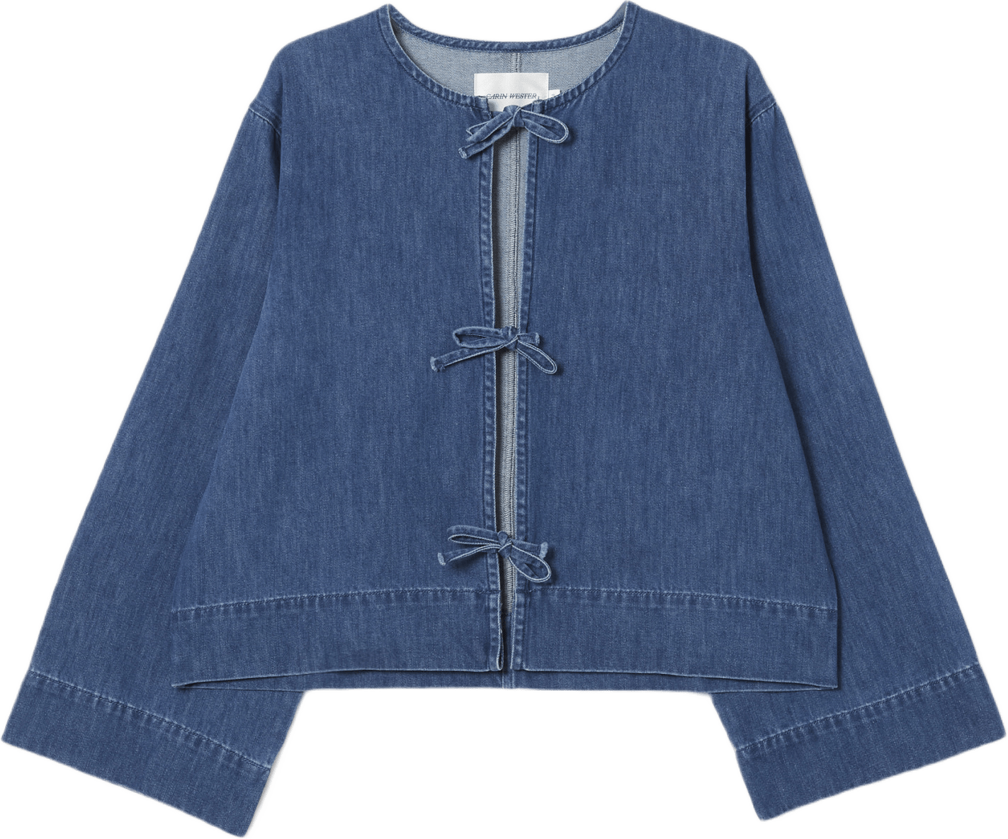 Indoor-jacka med knytband RAILA, från Carin Wester, i färgen Mid Blue.