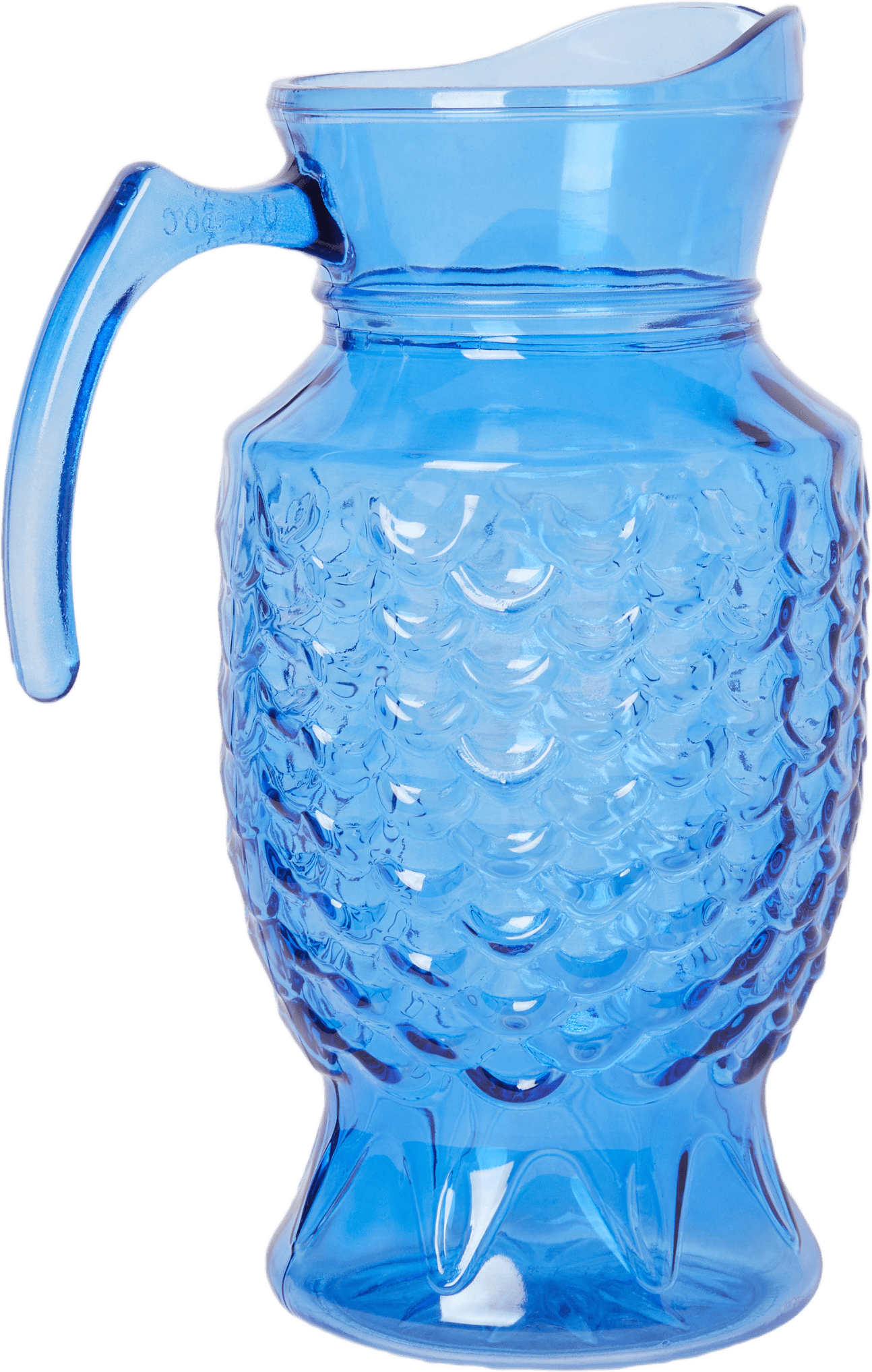 Kanna i glas MARE 1,75 L, från Åhléns Home, i färgen Blue.