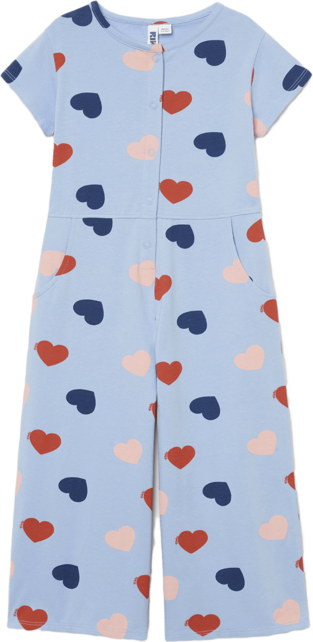 Jumpsuit MEGGIE, från RIKIKI, i färgen Blue Pattern.