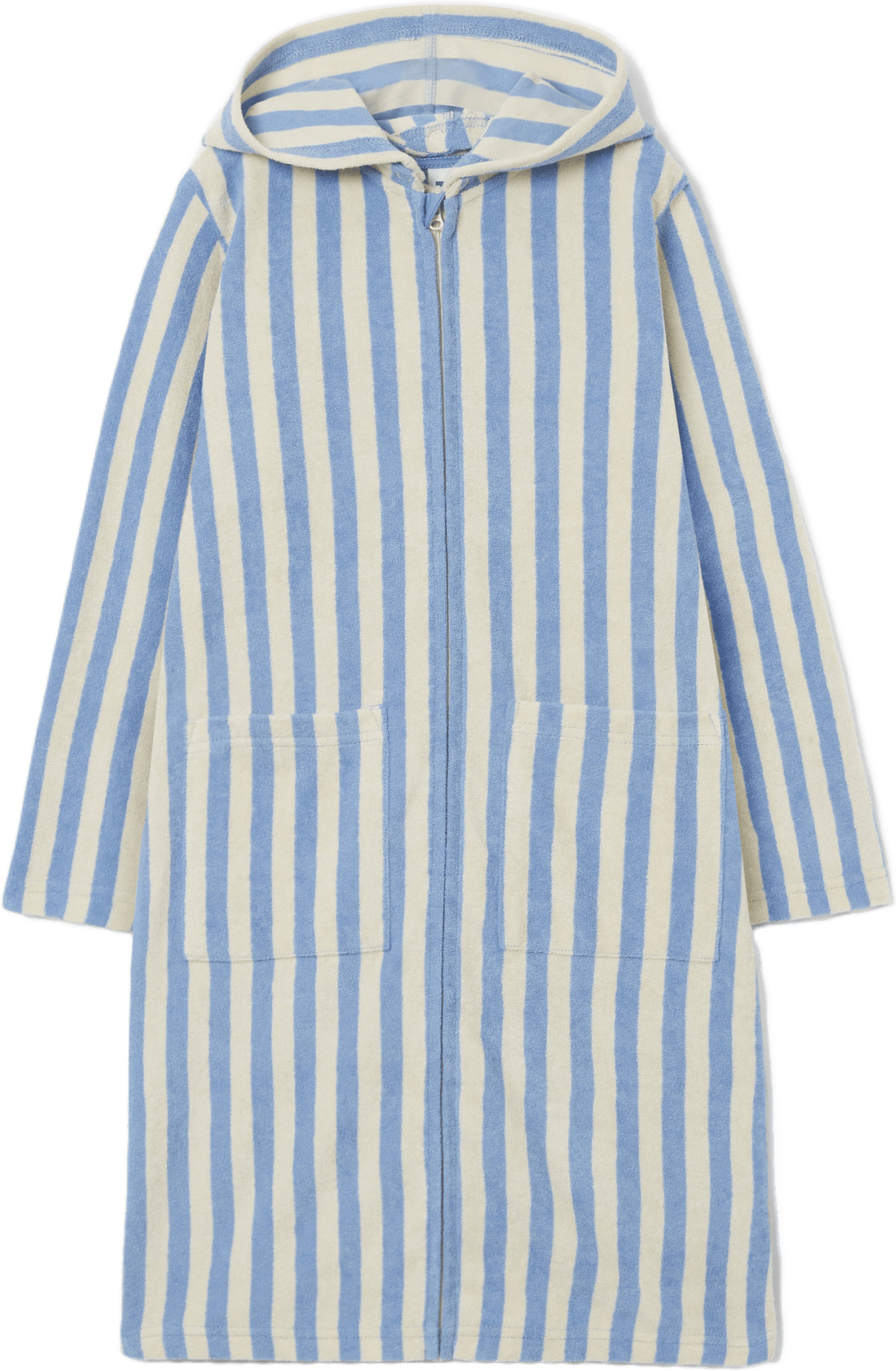 Badrock i frotté TINTIN, från RIKIKI, i färgen Light Blue.