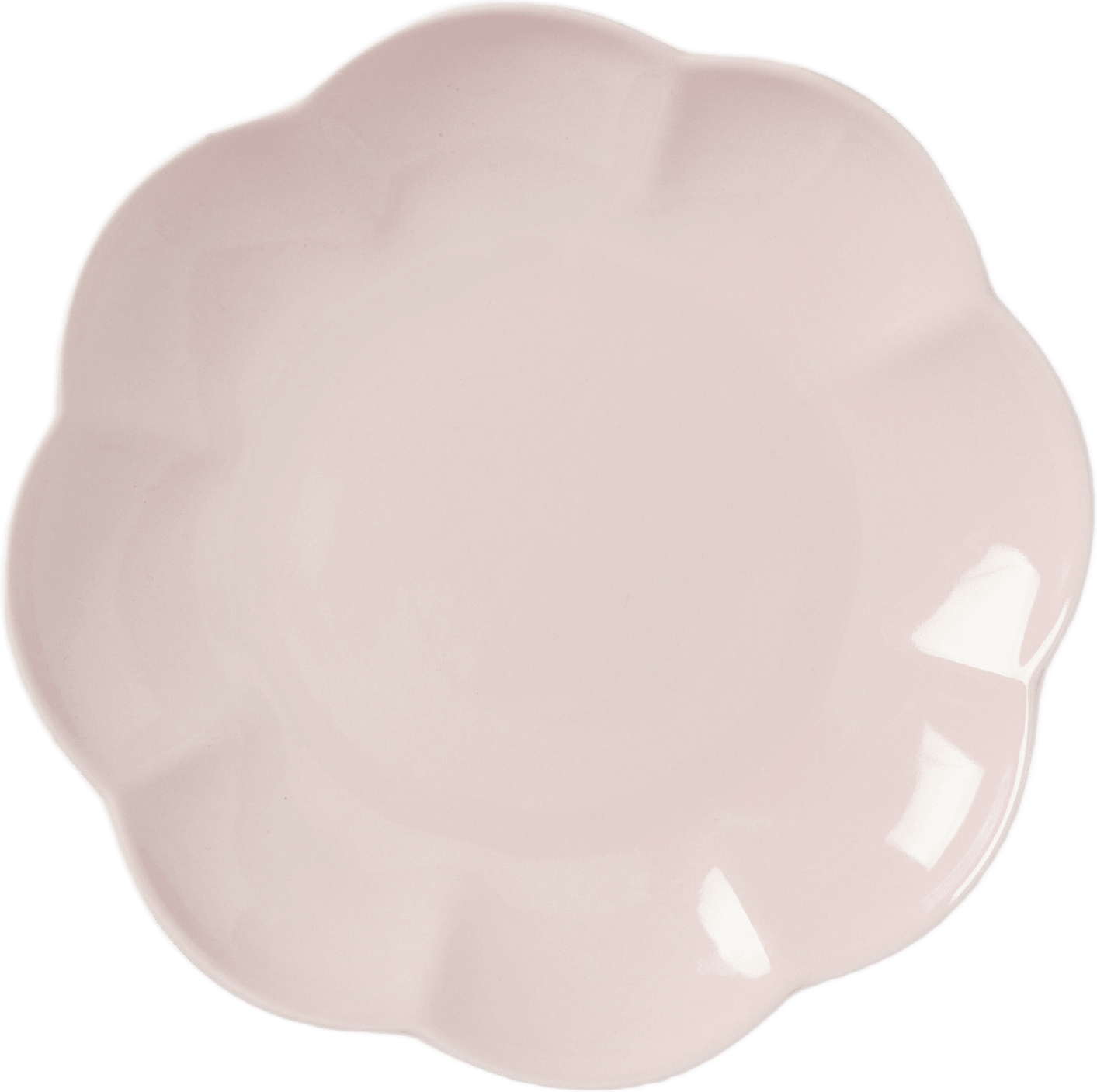 Assiett FLORENCE 21 cm, från PORTOLINO LIVING, i färgen Pink.