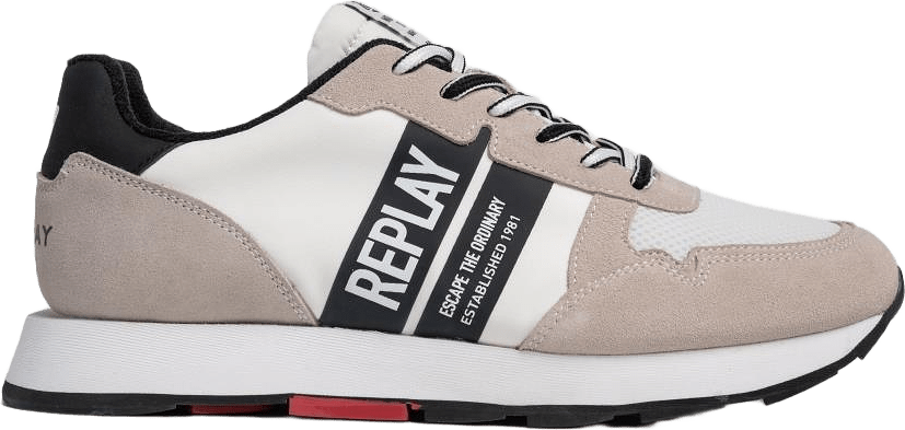 Arthur Stripes, från Replay, i färgen 0062 - white black.