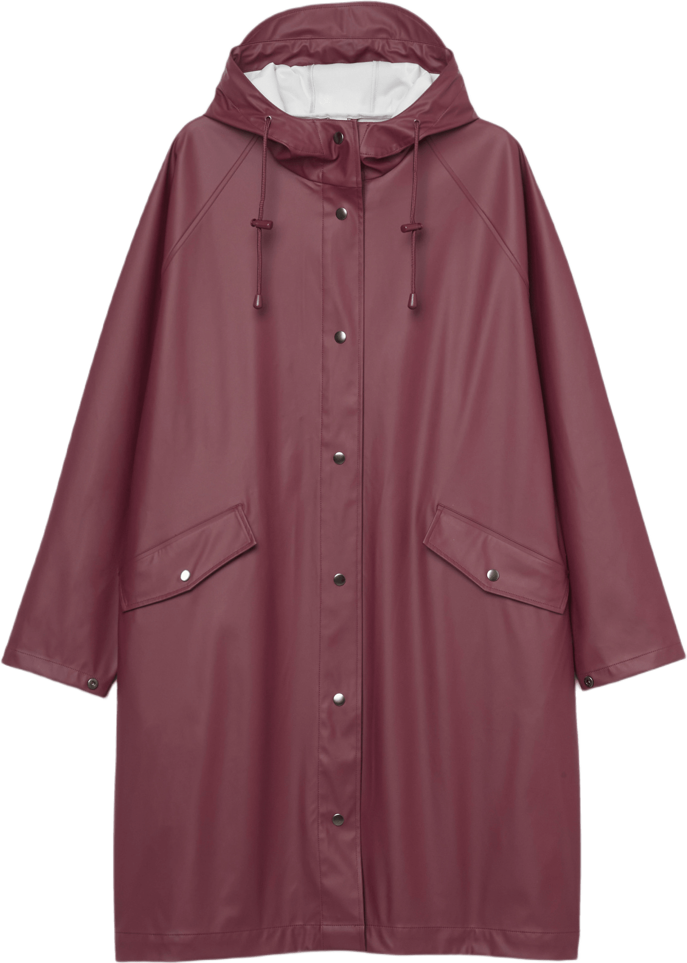 Regnjacka HEAVEN, från Å WOMAN, i färgen Wine Red.