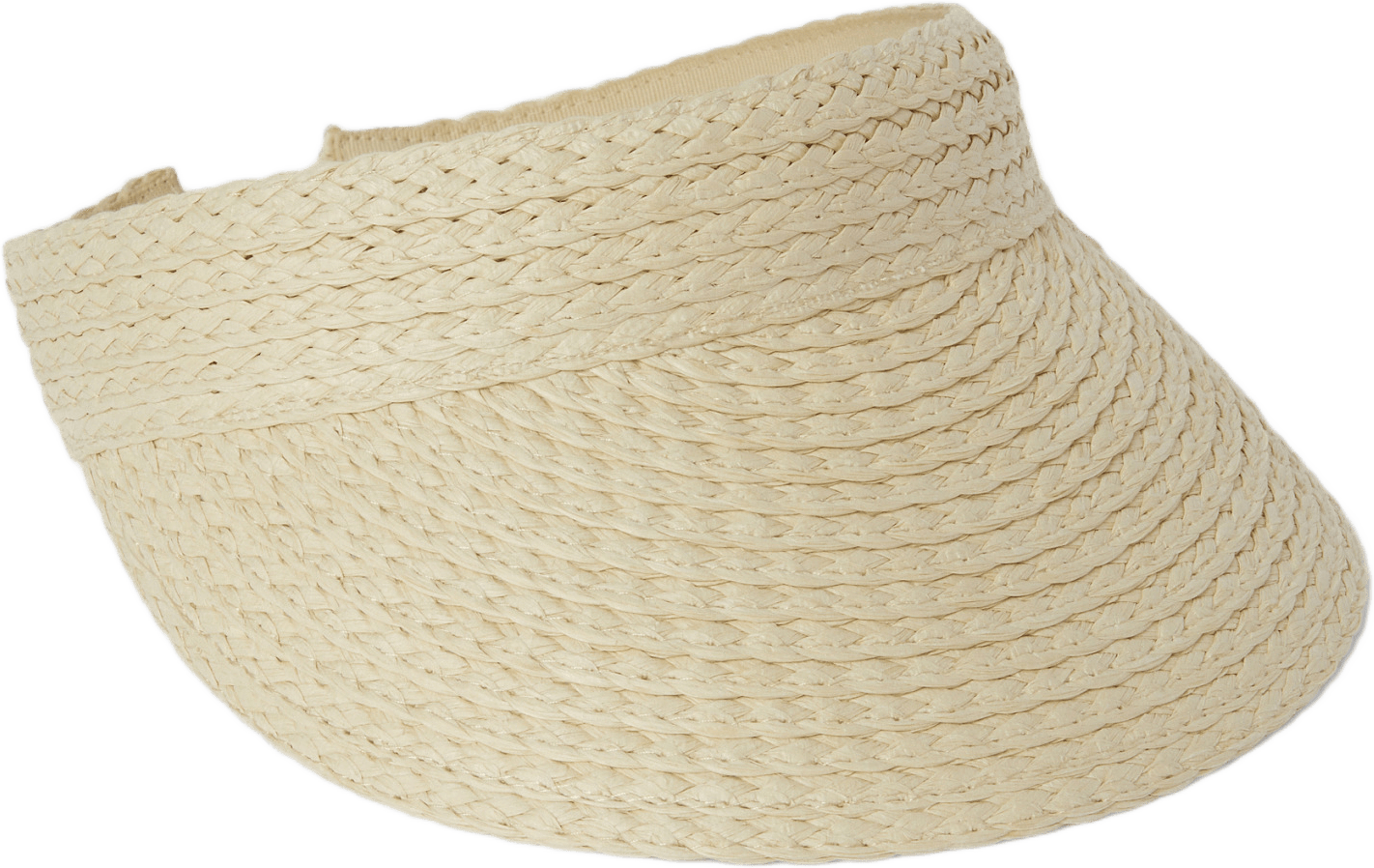 Skärmkeps i papper LAURA, från Å WOMAN, i färgen Light Nature.