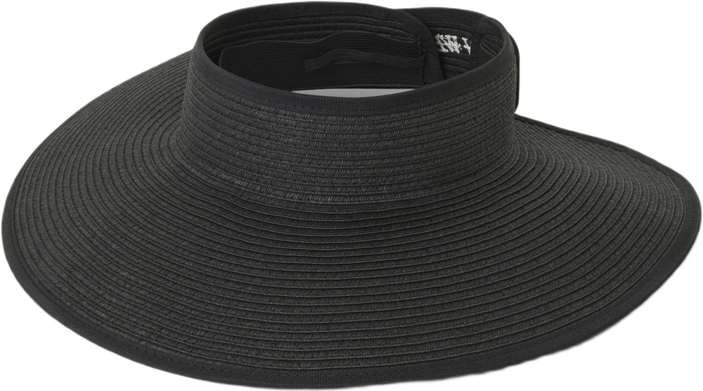 Solskärm i strå TILDE, från Carin Wester, i färgen Black.