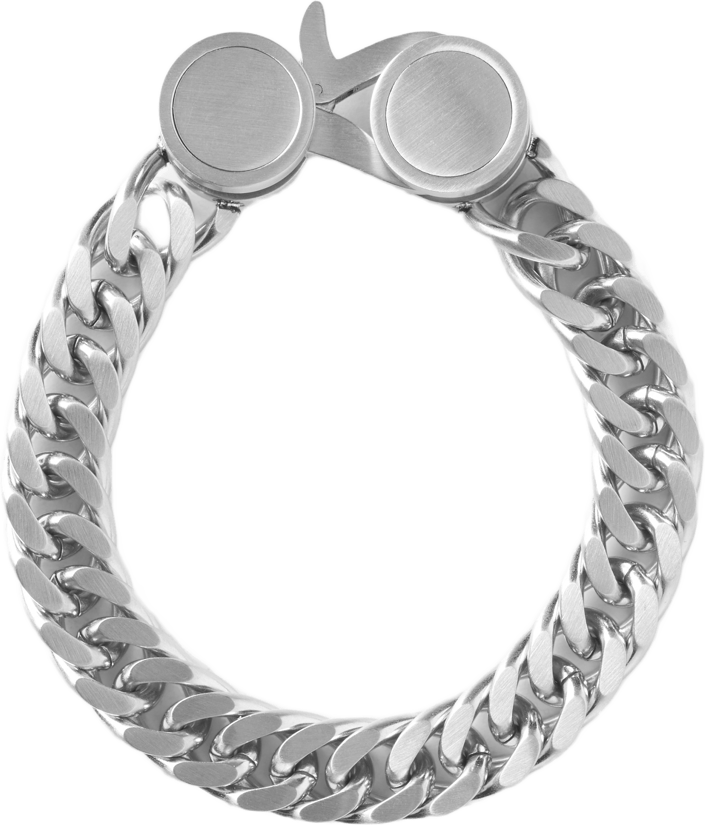 Armband i stål GUSTAF, från NORVIE, i färgen Matt Steel.