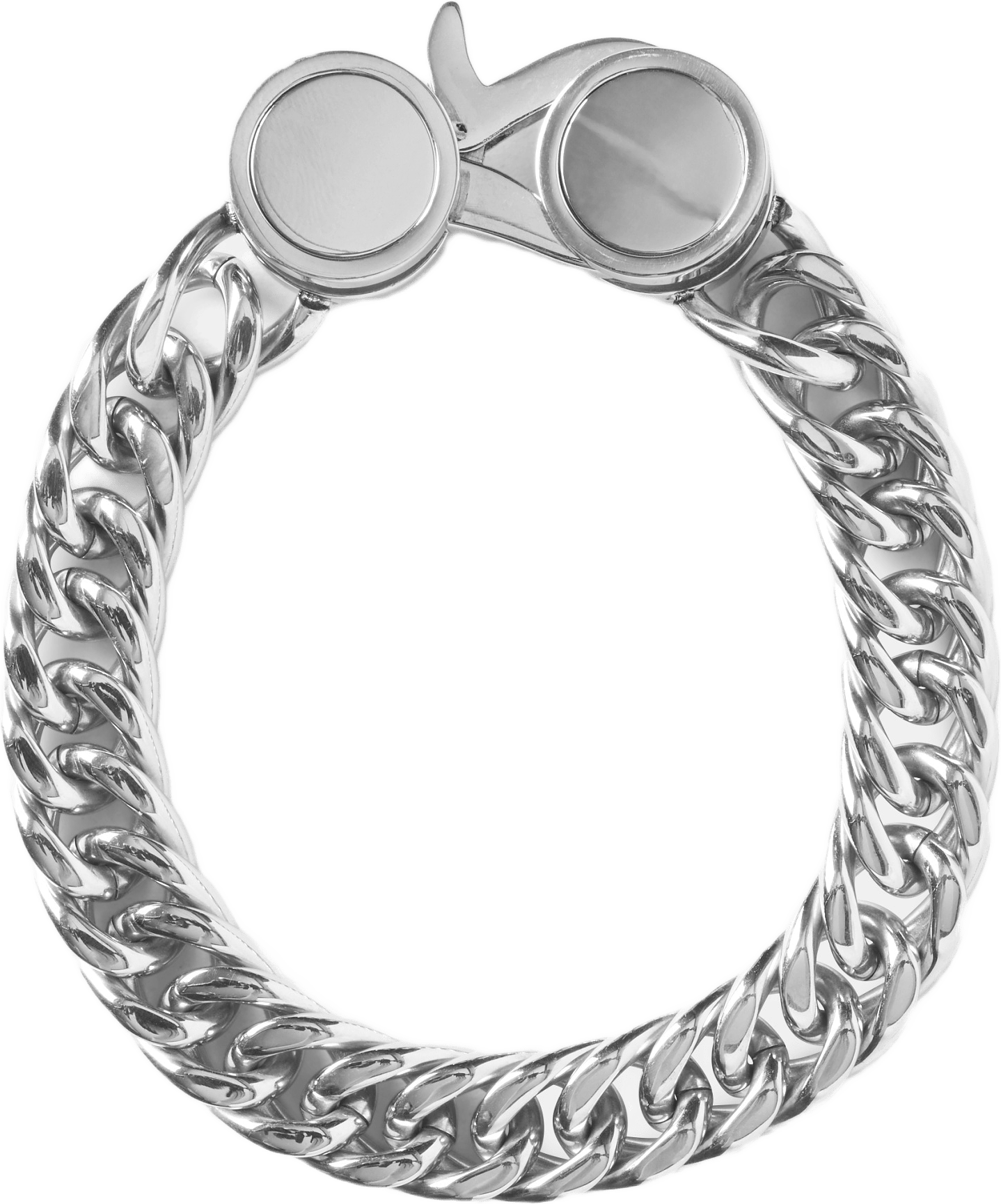 Armband i stål GUSTAF, från NORVIE, i färgen Steel.