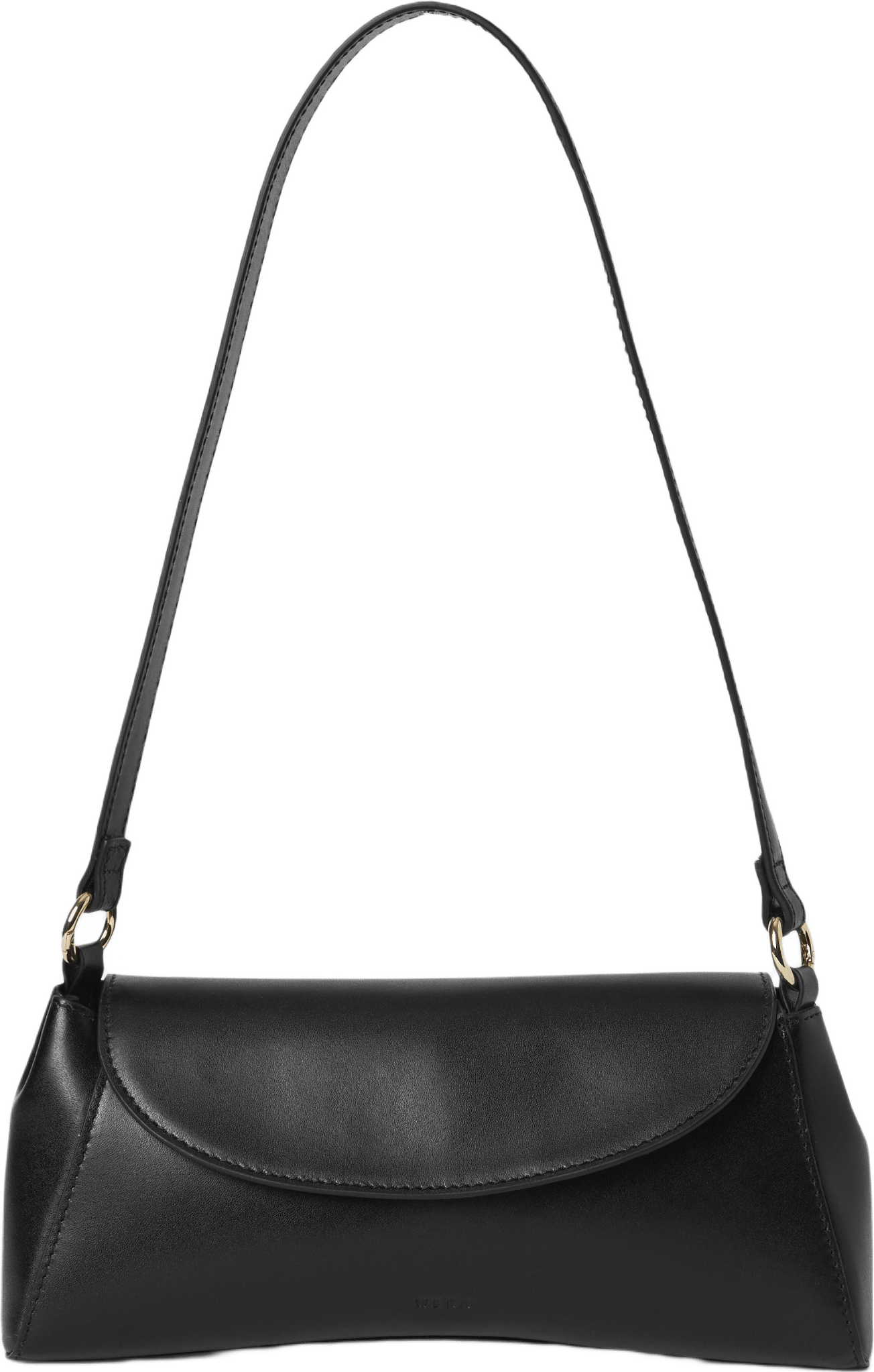 Handväska i skinn ALBA, från Wera, i färgen Black.