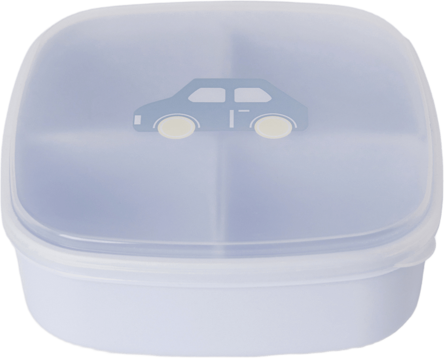 Snackslåda SALLY 4 fack, från Koja, i färgen Blue.