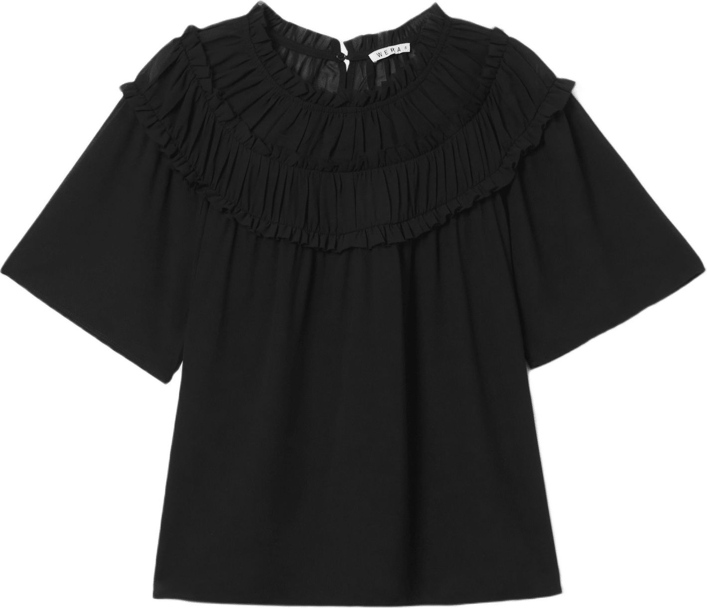 Blus med volang NOEMI